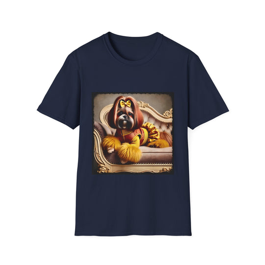 Shih Tzu Pawsh Model design dog lover unisex t-shirt in navy