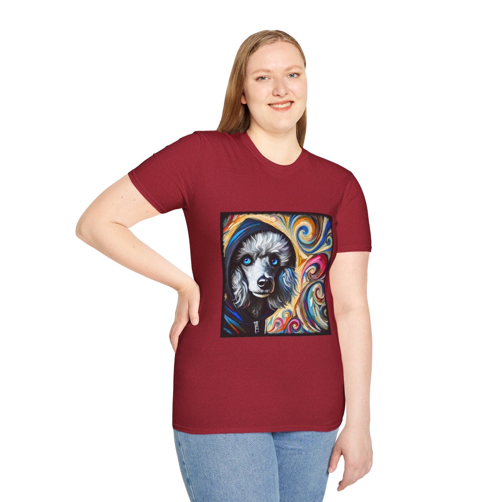 Poodle Relaxed Swirl | Unisex Dog T-Shirt