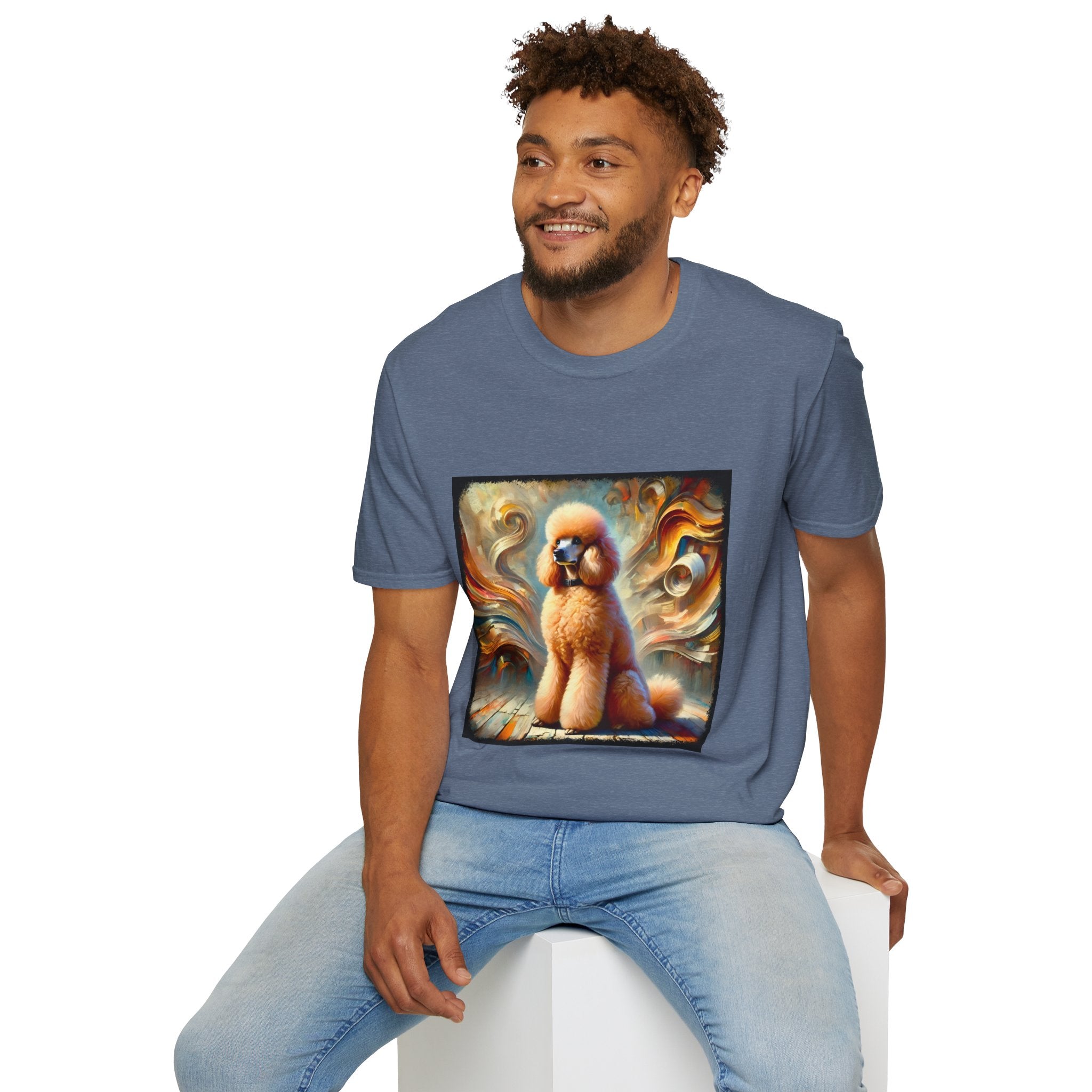 Poodle Golden Swirl | Unisex Dog T-Shirt