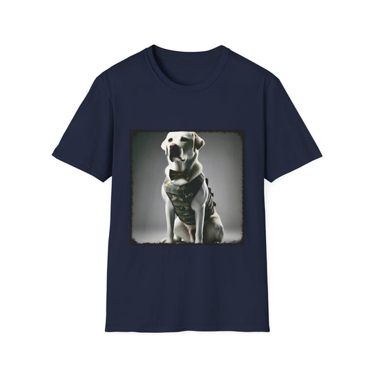 Labrador Retriever Major Mood design dog lover unisex t-shirt in navy