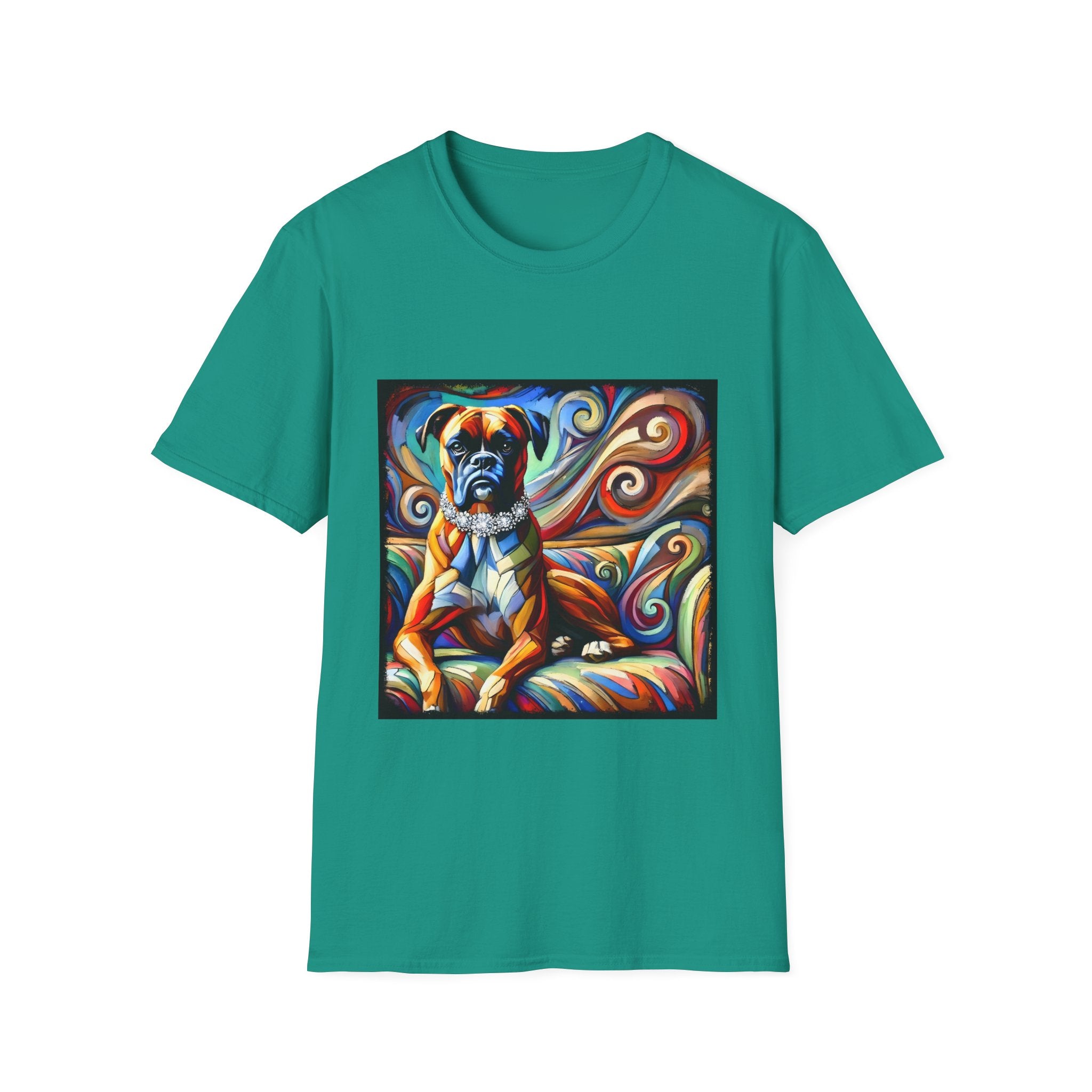 Boxer Diamond Swirl | Unisex Dog T-Shirt