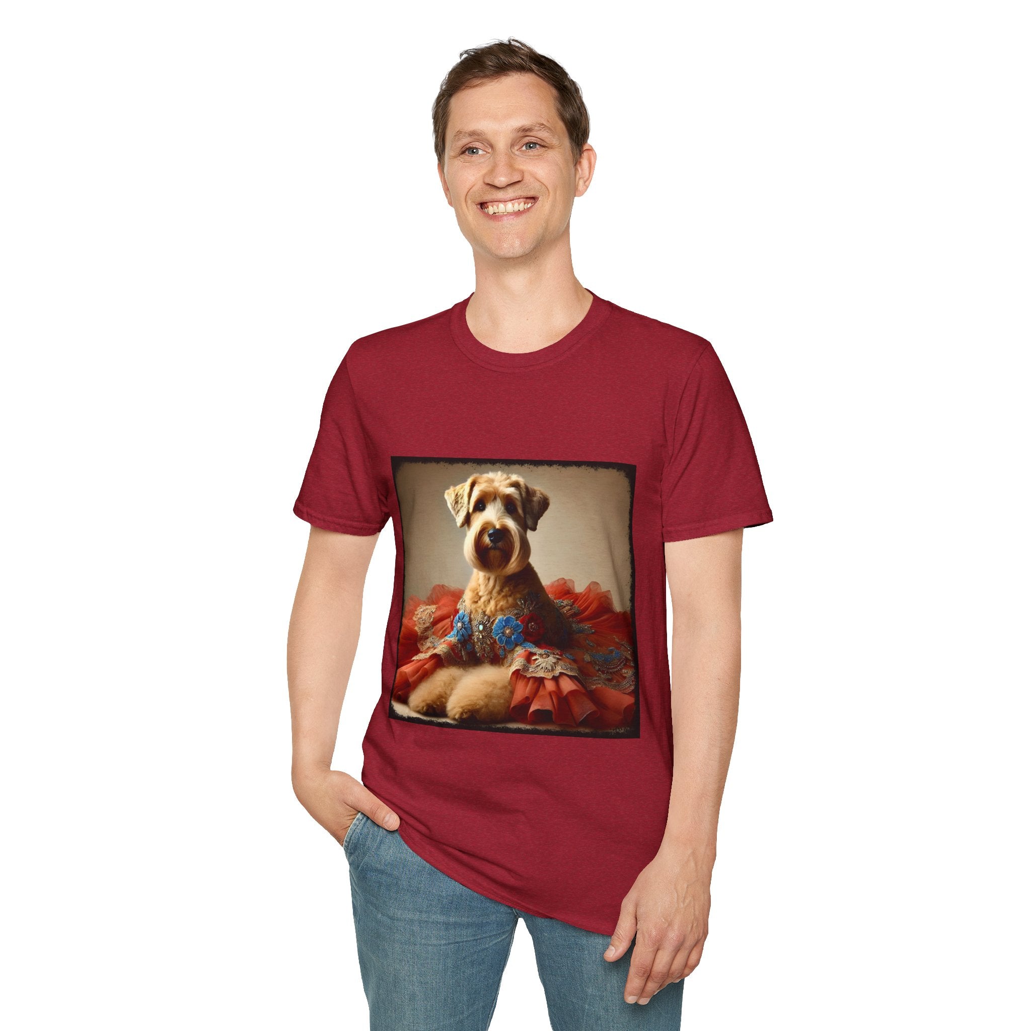 Wheaten Terrier Glitzy Gal | Unisex Dog T-Shirt