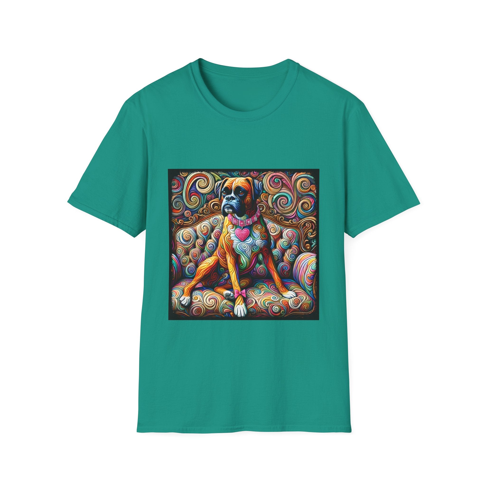 Boxer Love Swirl | Unisex Dog T-Shirt