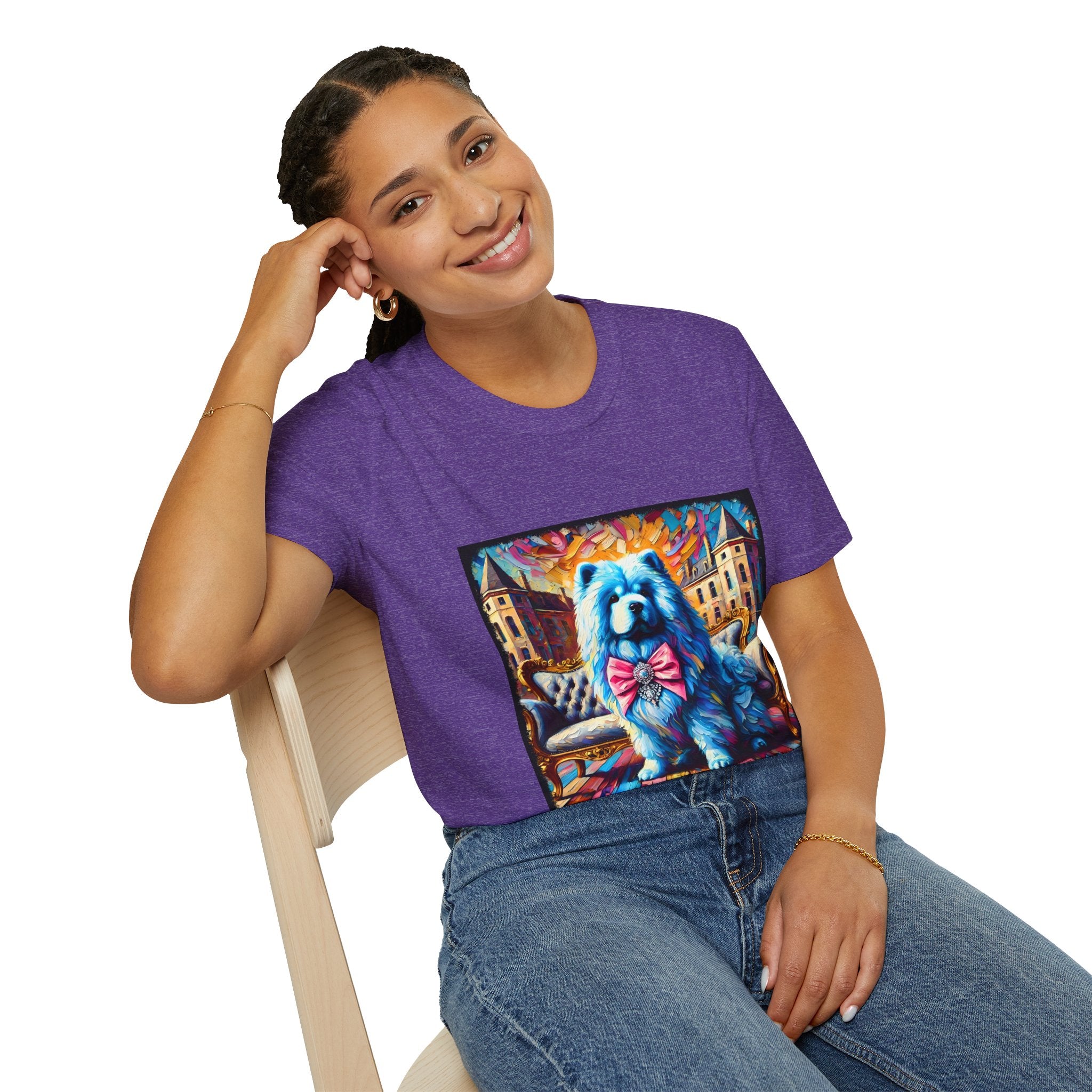 Chow Chow Blue Diamond Princess Classic | Unisex Dog T-Shirt