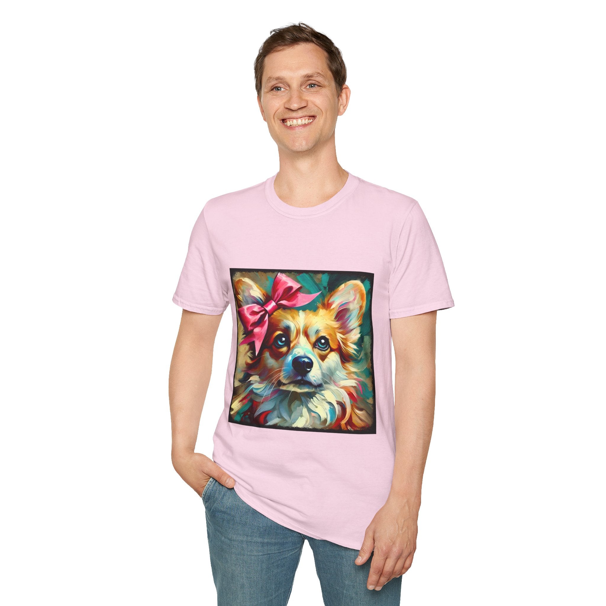 Pembroke Welsh Corgi Teal Classic | Unisex Dog T-Shirt