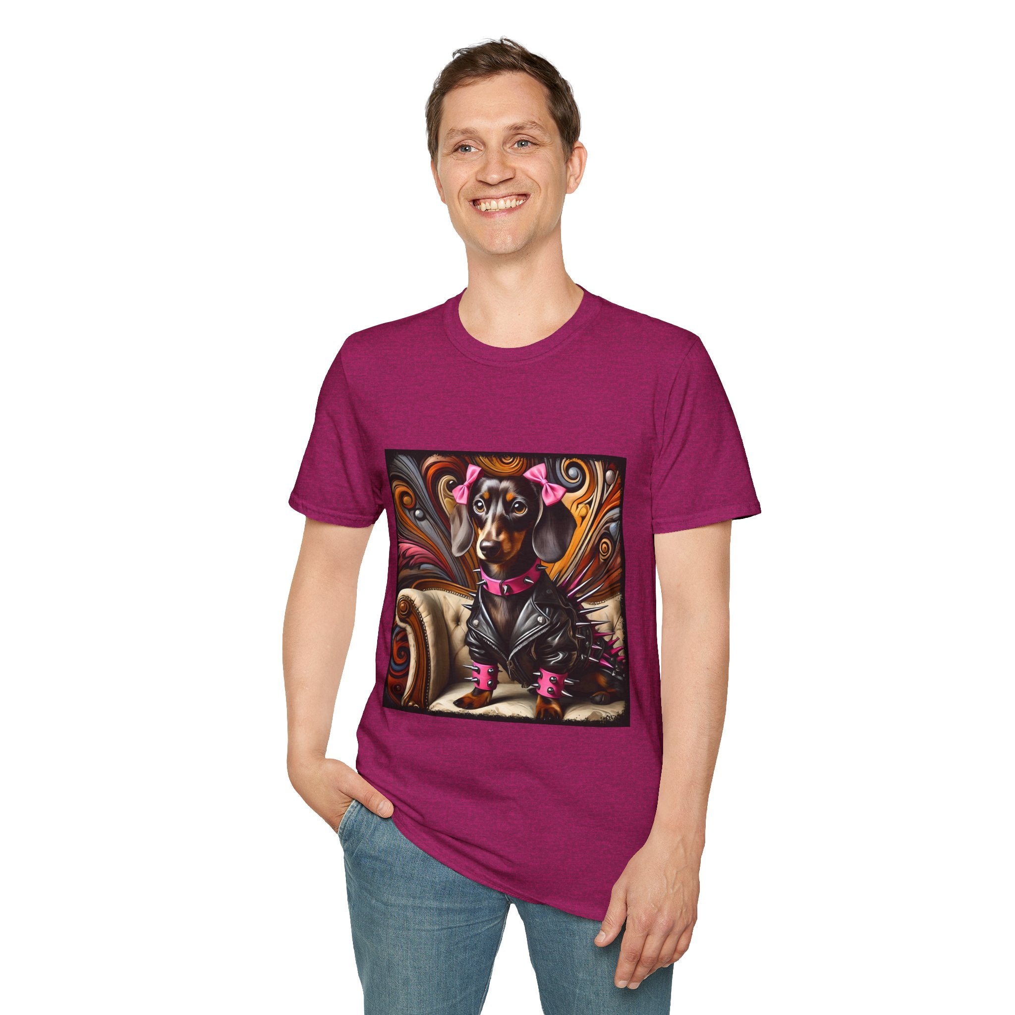 Dachshund Edgy Rocker | Unisex Dog T-Shirt