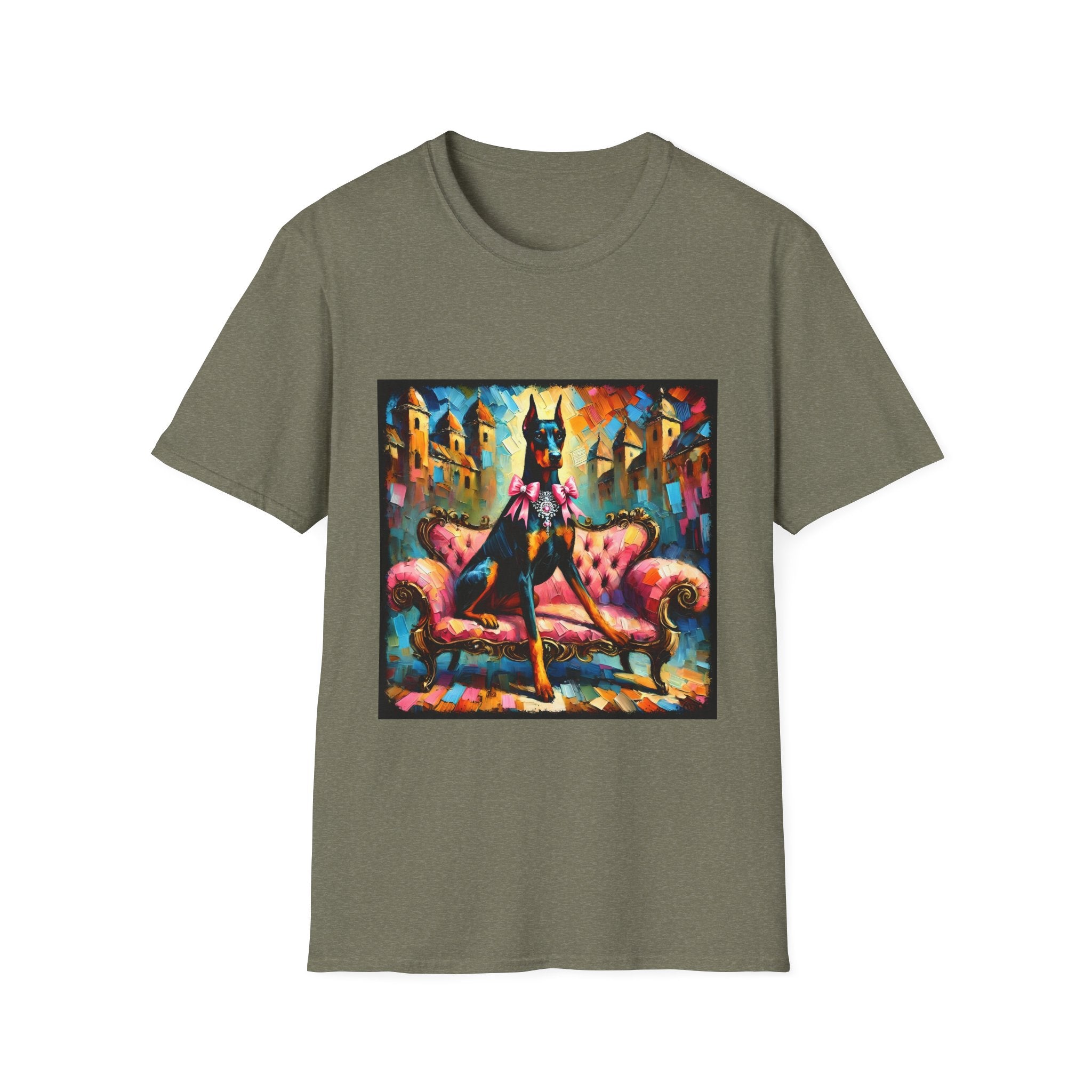 Doberman Pinscher Diamond Princess Classic | Unisex Dog T-Shirt