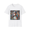 Cavalier King Charles Spaniel Multicolored Geometric | Unisex Dog T-Shirt