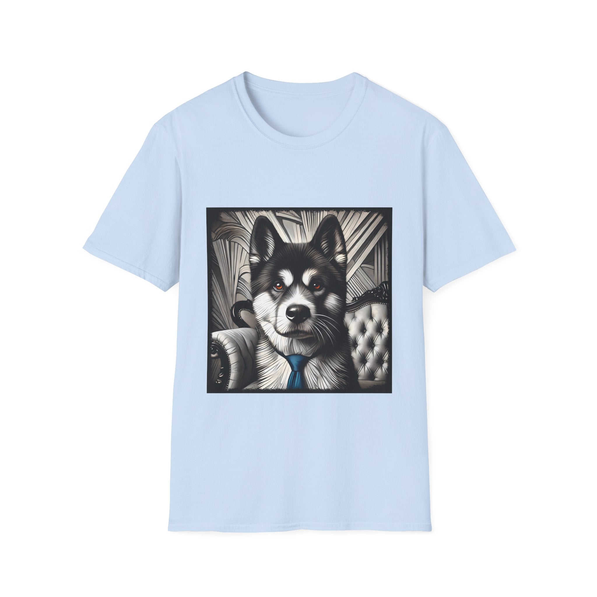 Akita Shirt | B&W Bold Eyes Dog Lover Tee