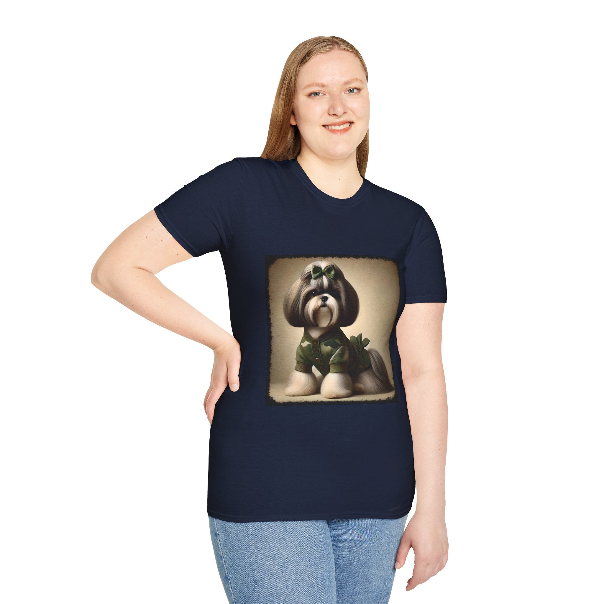Shih Tzu Camo Cutie II | Unisex Dog T-Shirt