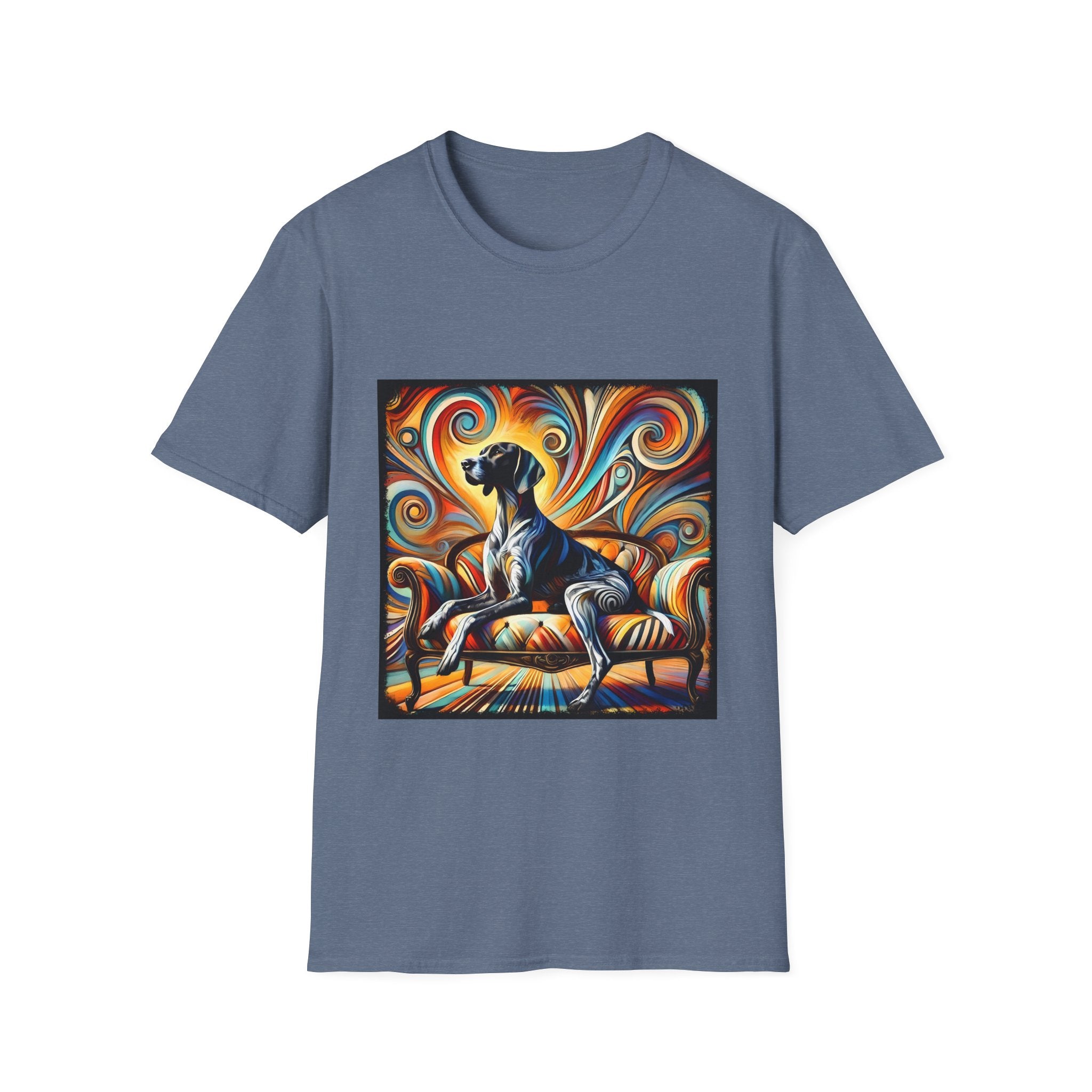 German Shorthaired Pointer Sun Swirl | Unisex Dog T-Shirt