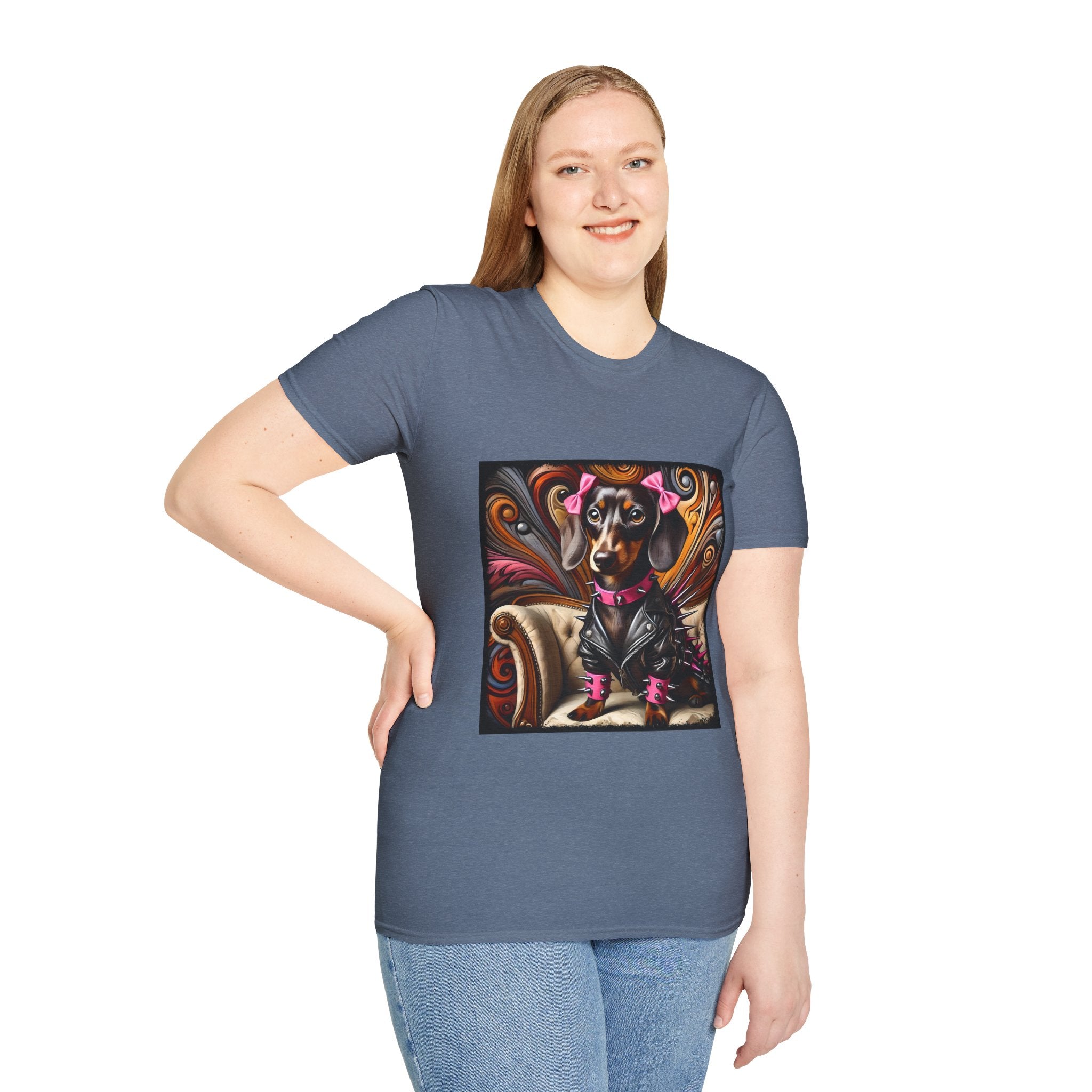 Dachshund Edgy Rocker | Unisex Dog T-Shirt