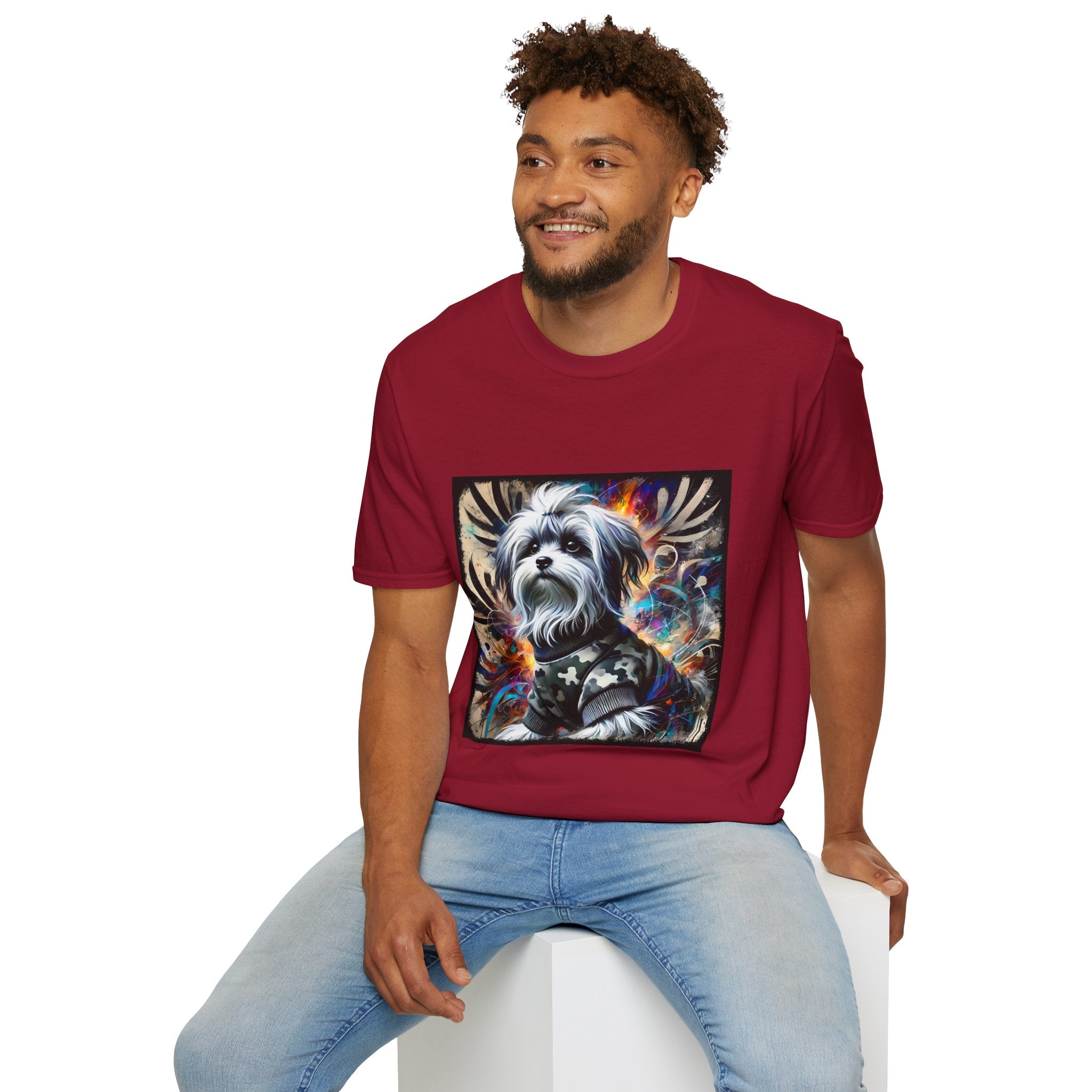 Maltese Bold Armor Classic | Unisex Dog T-Shirt