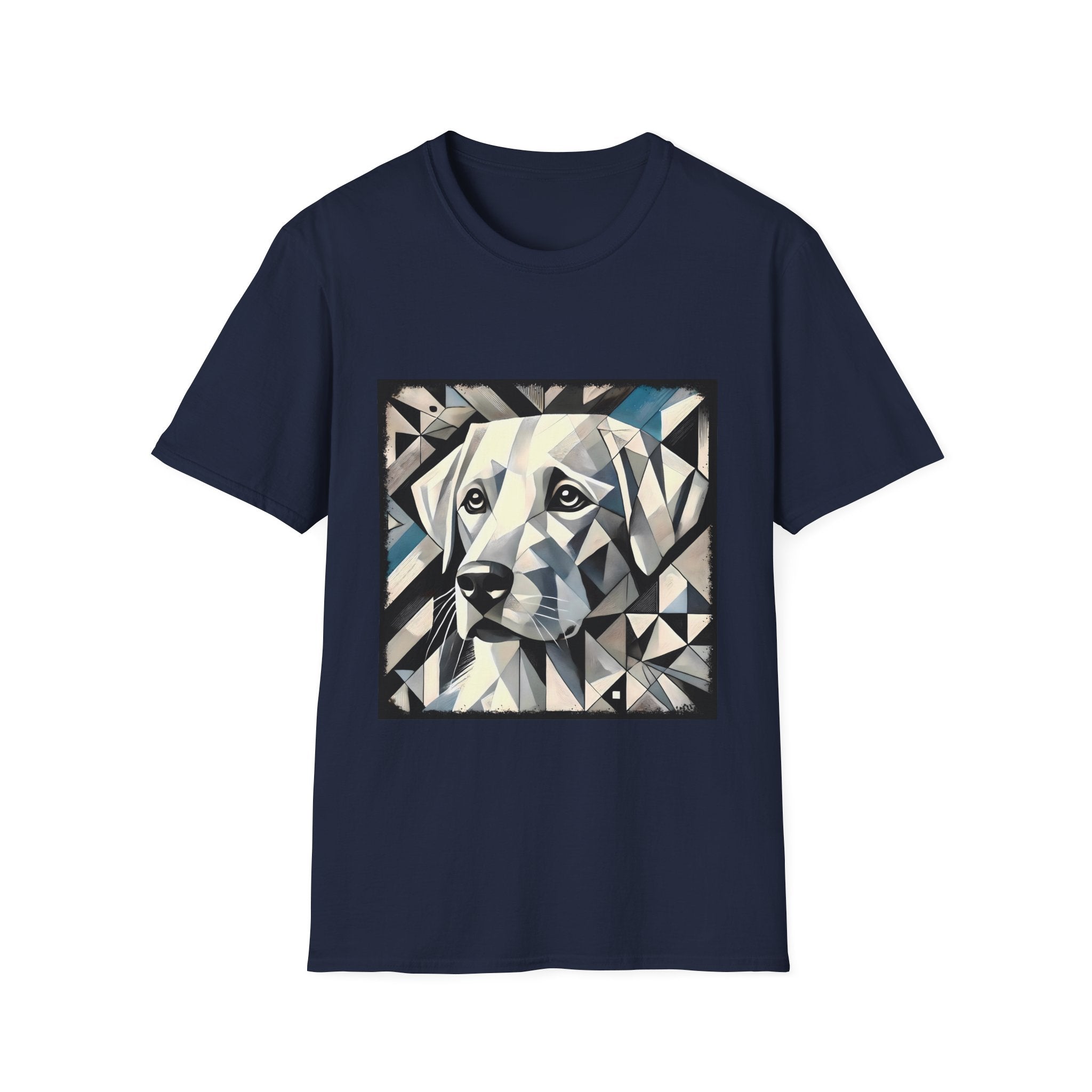 Labrador Retriever White Geometric | Unisex Dog T-Shirt