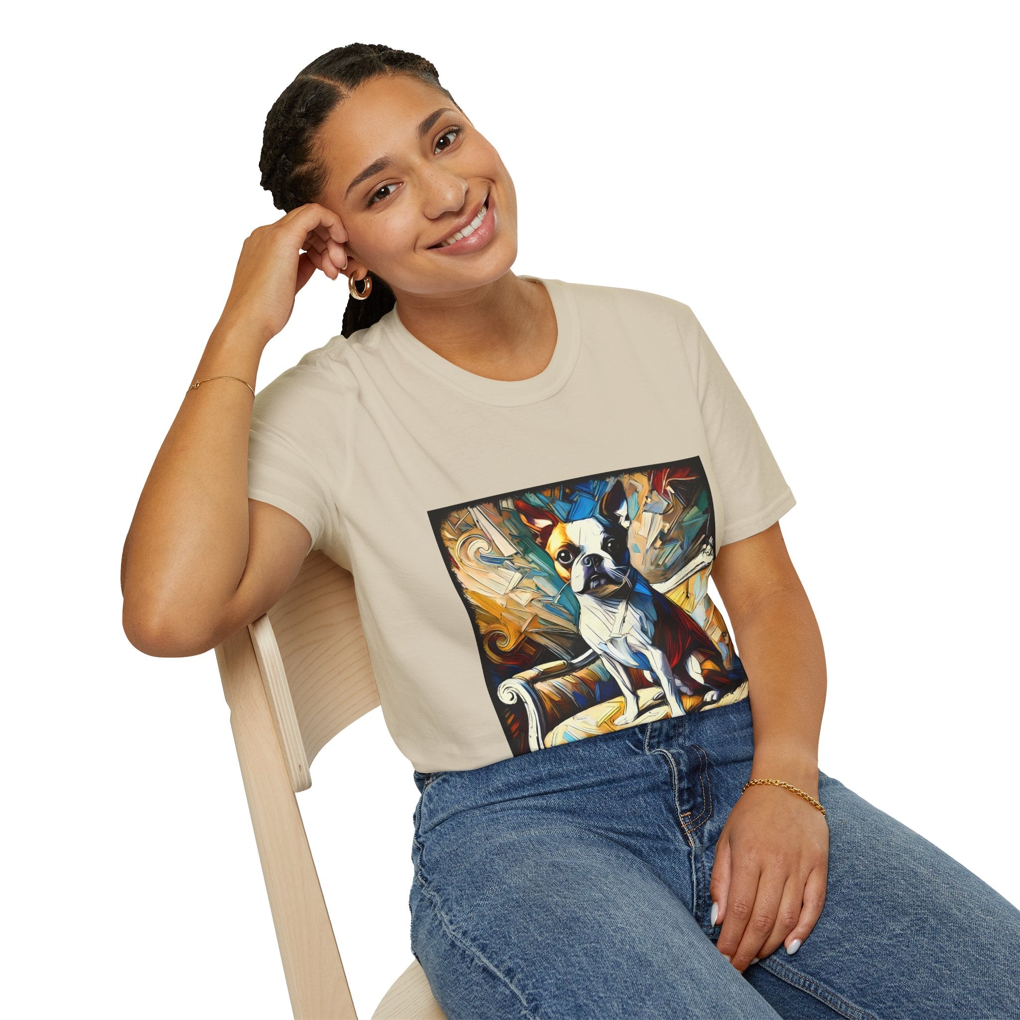 Boston Terrier Warm Classic | Unisex Dog T-Shirt