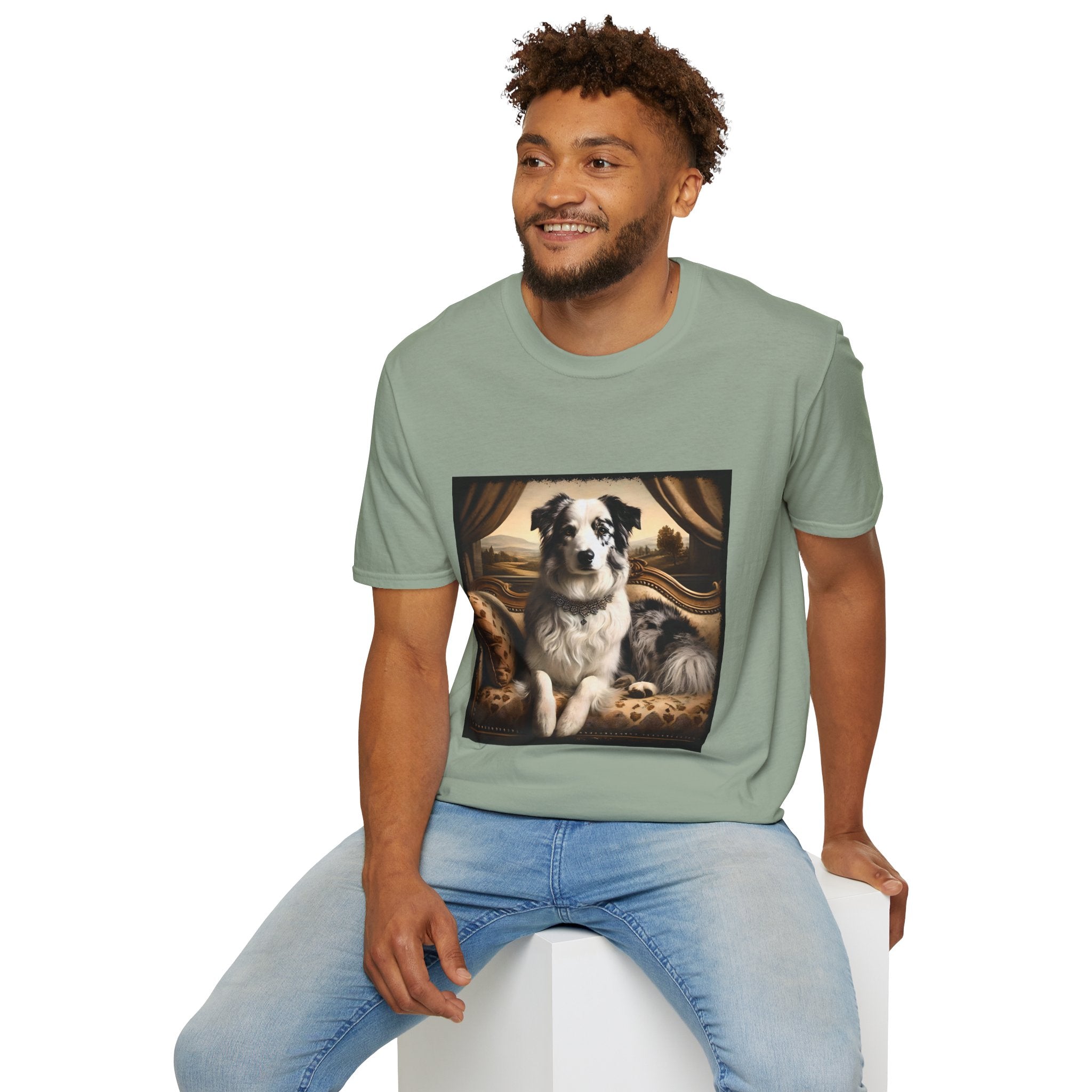 Border Collie Diamond Diva  | Unisex Dog T-Shirt