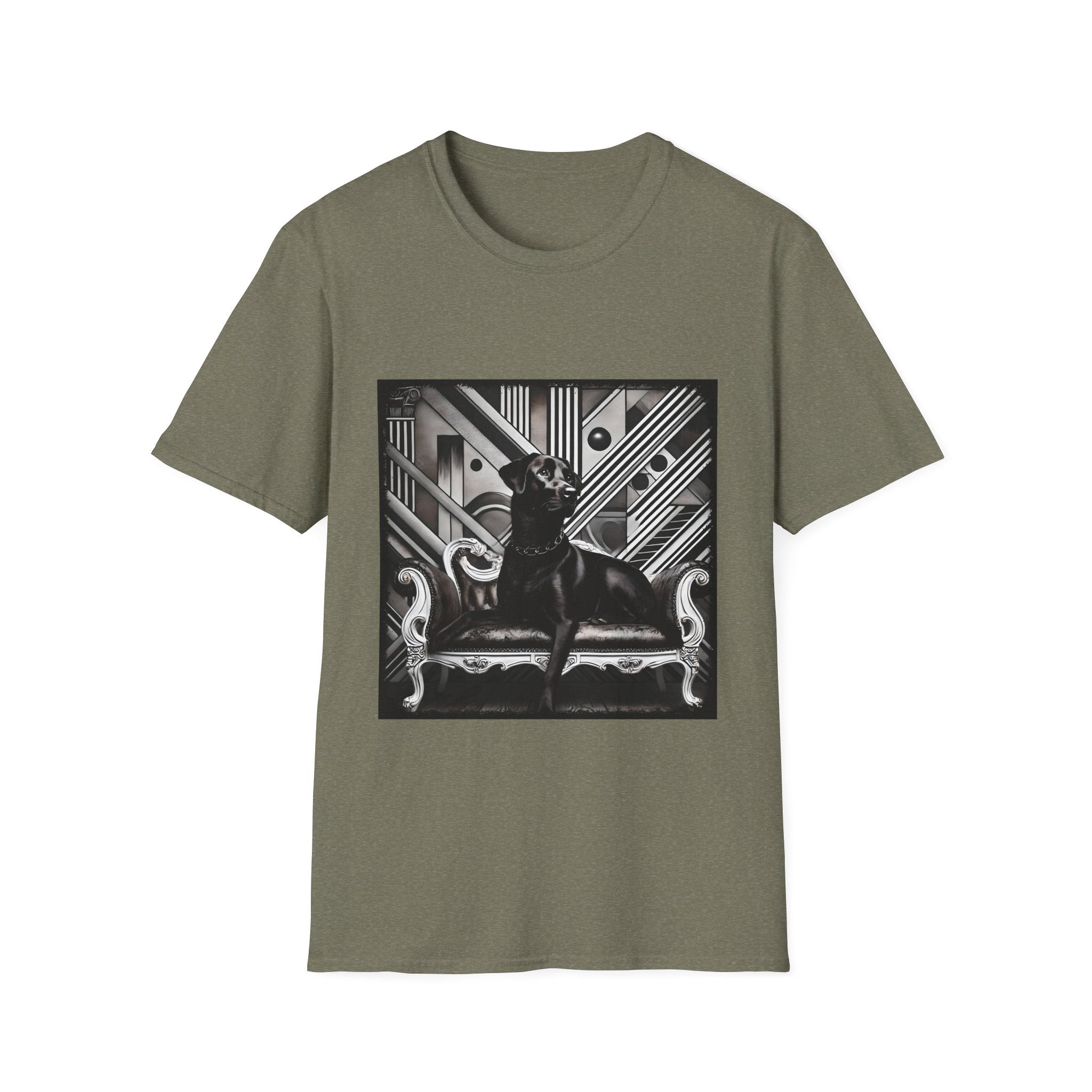 Labrador Retriever B&W Rebel | Unisex Dog T-Shirt