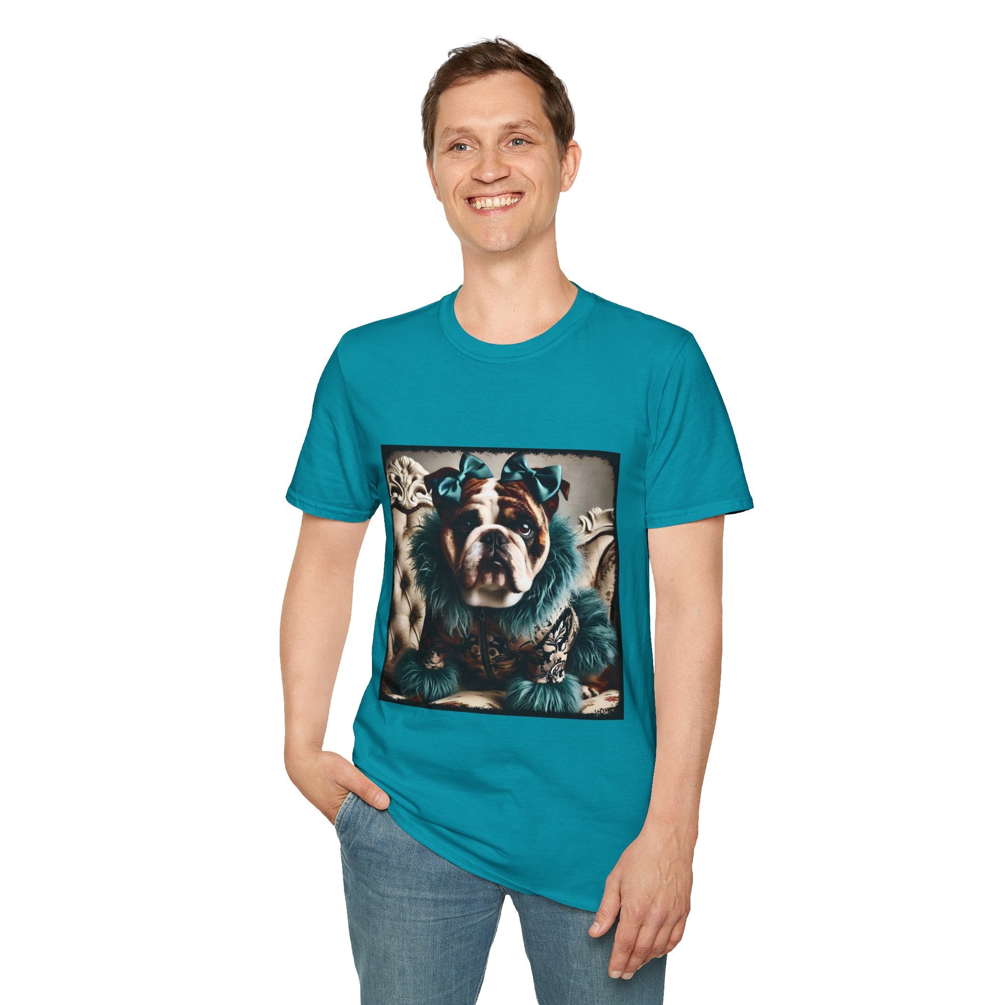 Bulldog Fur Fashionista | Unisex Dog T-Shirt