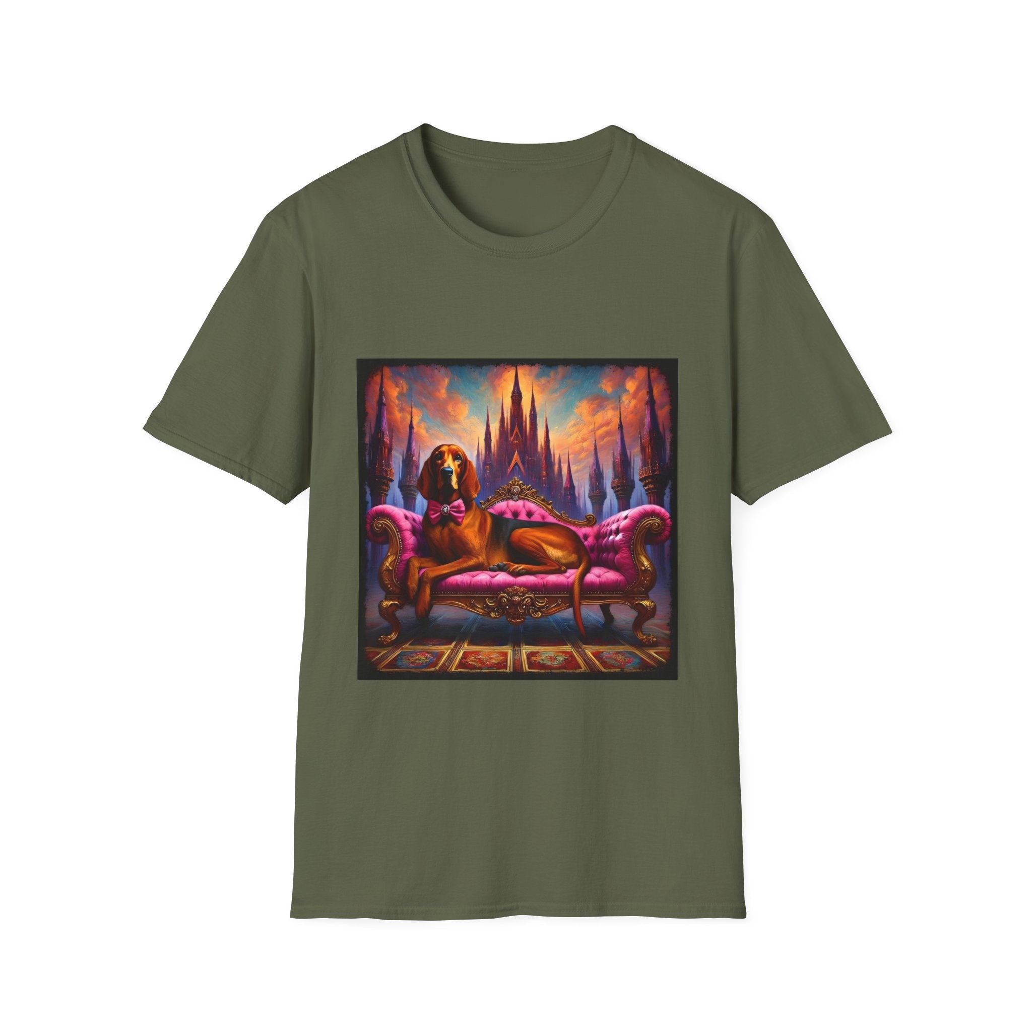 Coonhound Bow Babe | Unisex Dog T-Shirt
