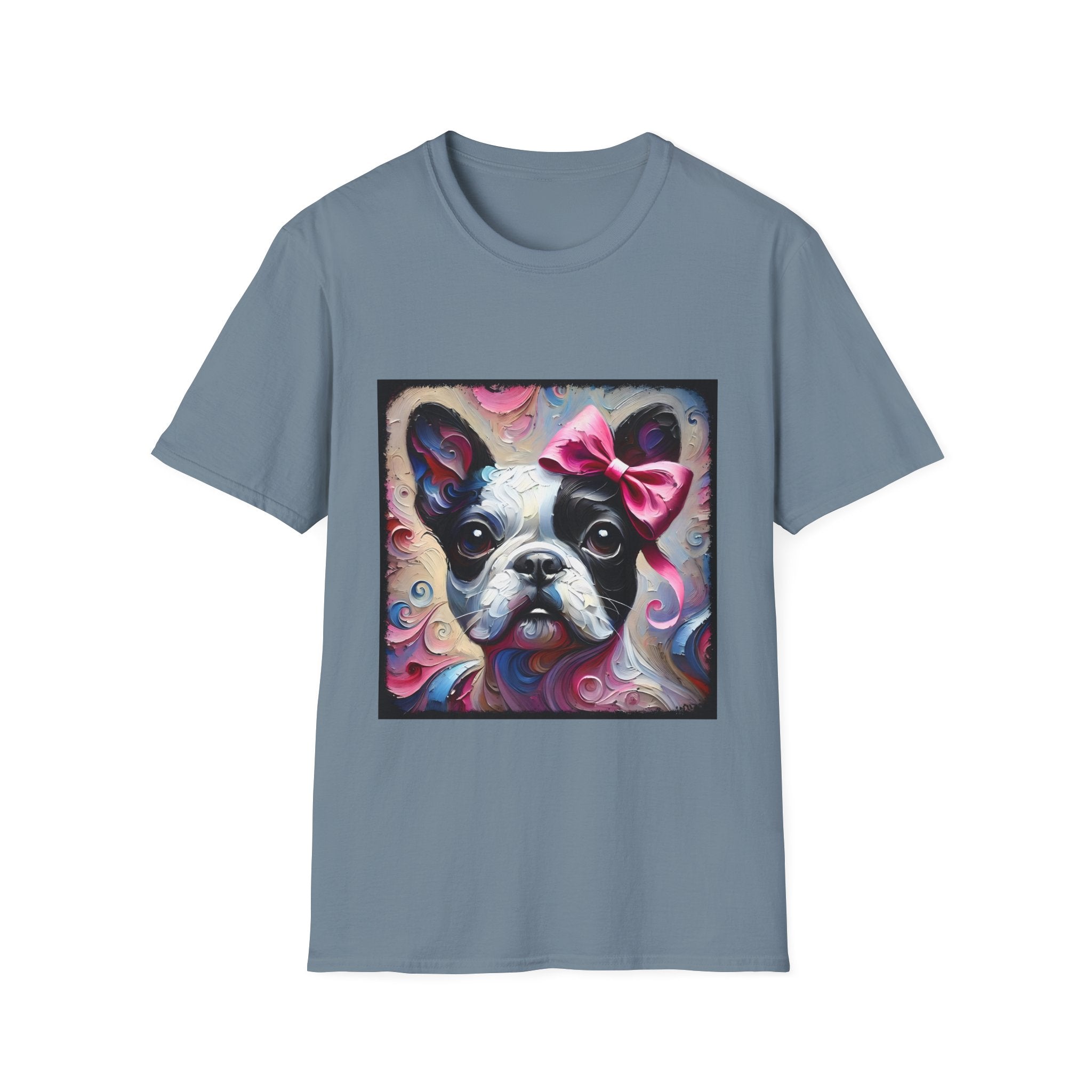 French Bulldog Shirt | Textured Swirl Dog Lover Tee