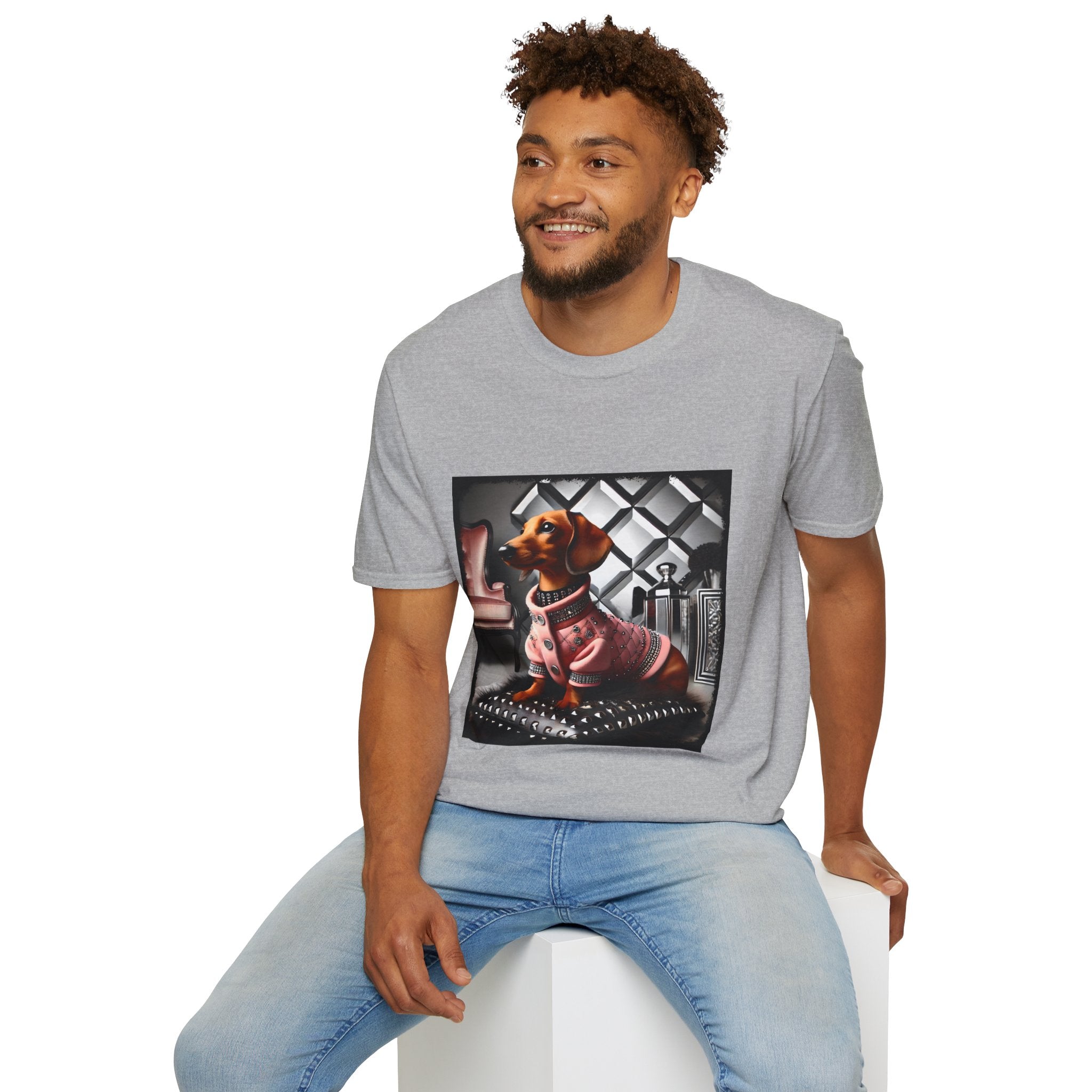 Dachshund Glam Icon | Unisex Dog T-Shirt