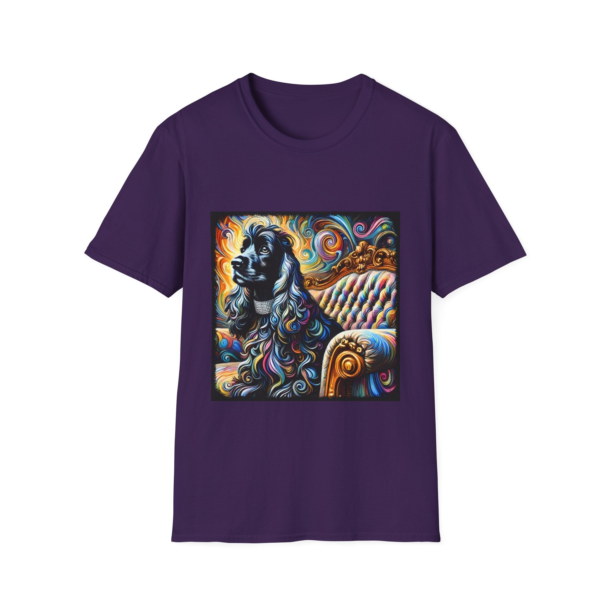 Cocker Spaniel Bold Swirl | Unisex Dog T-Shirt