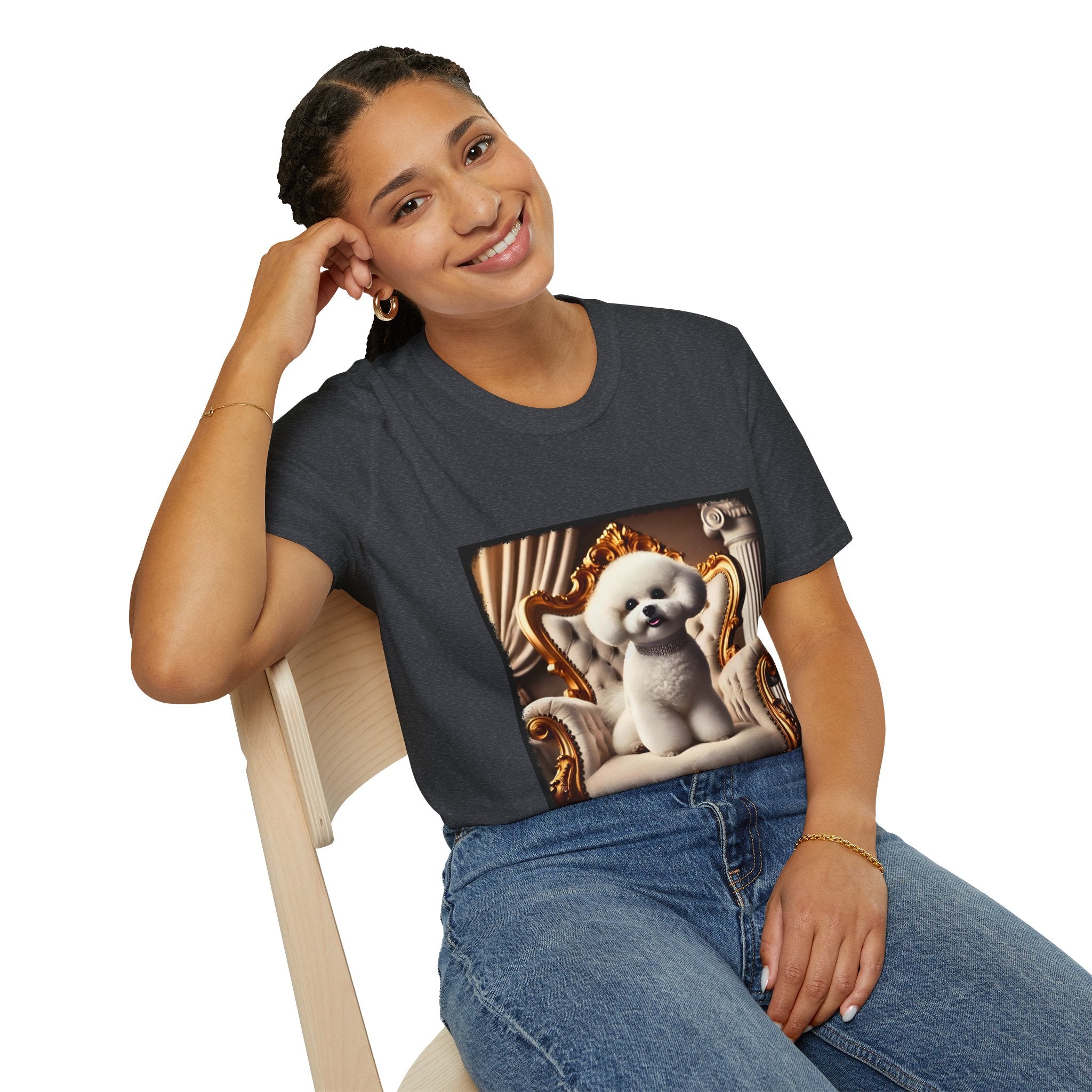Bichon Frise Poised Princess | Unisex Dog T-Shirt
