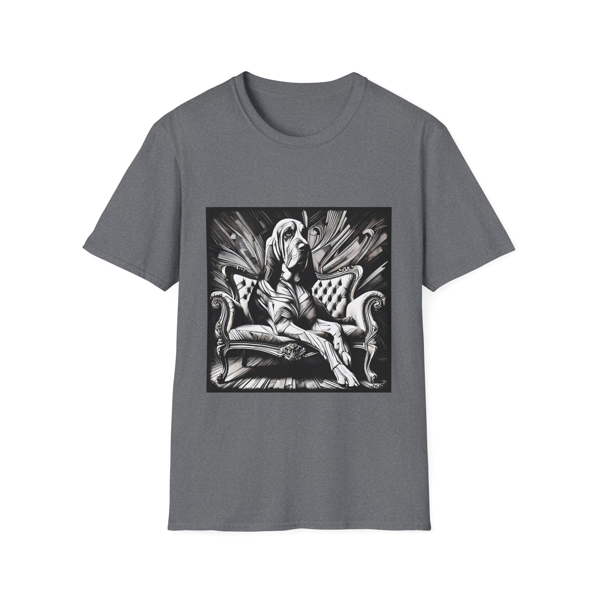 Bloodhound B&W Bold | Unisex Dog T-Shirt
