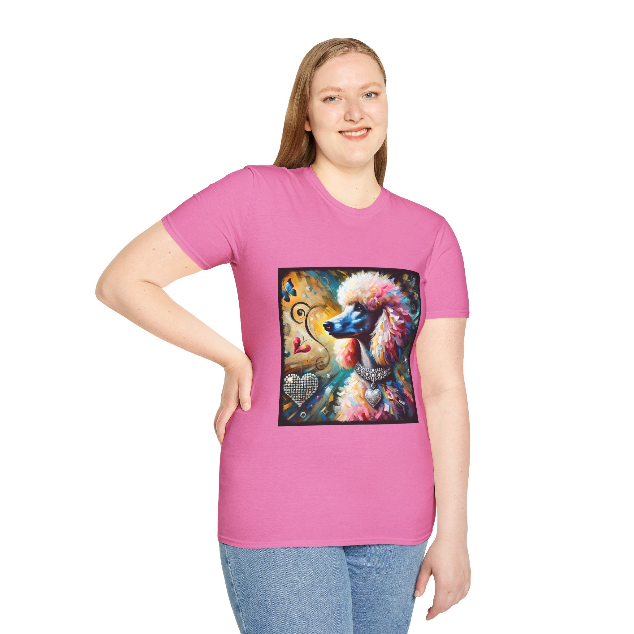 Poodle Diamond Heart Classic | Unisex Dog T-Shirt