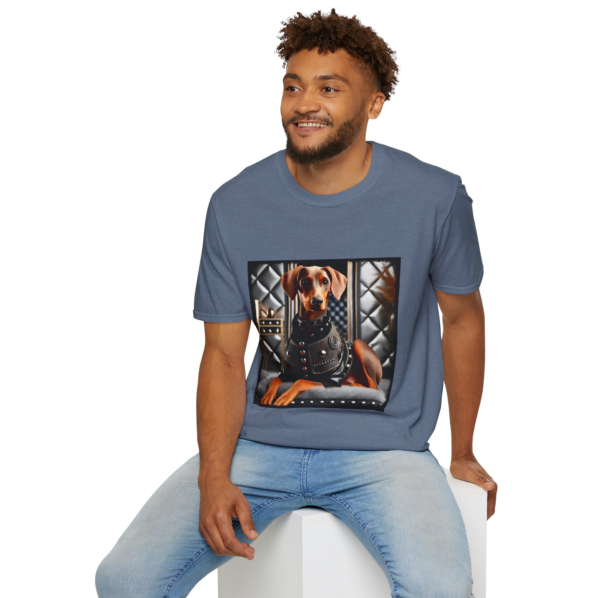 Doberman Pinscher Rock Rich | Unisex Dog T-Shirt