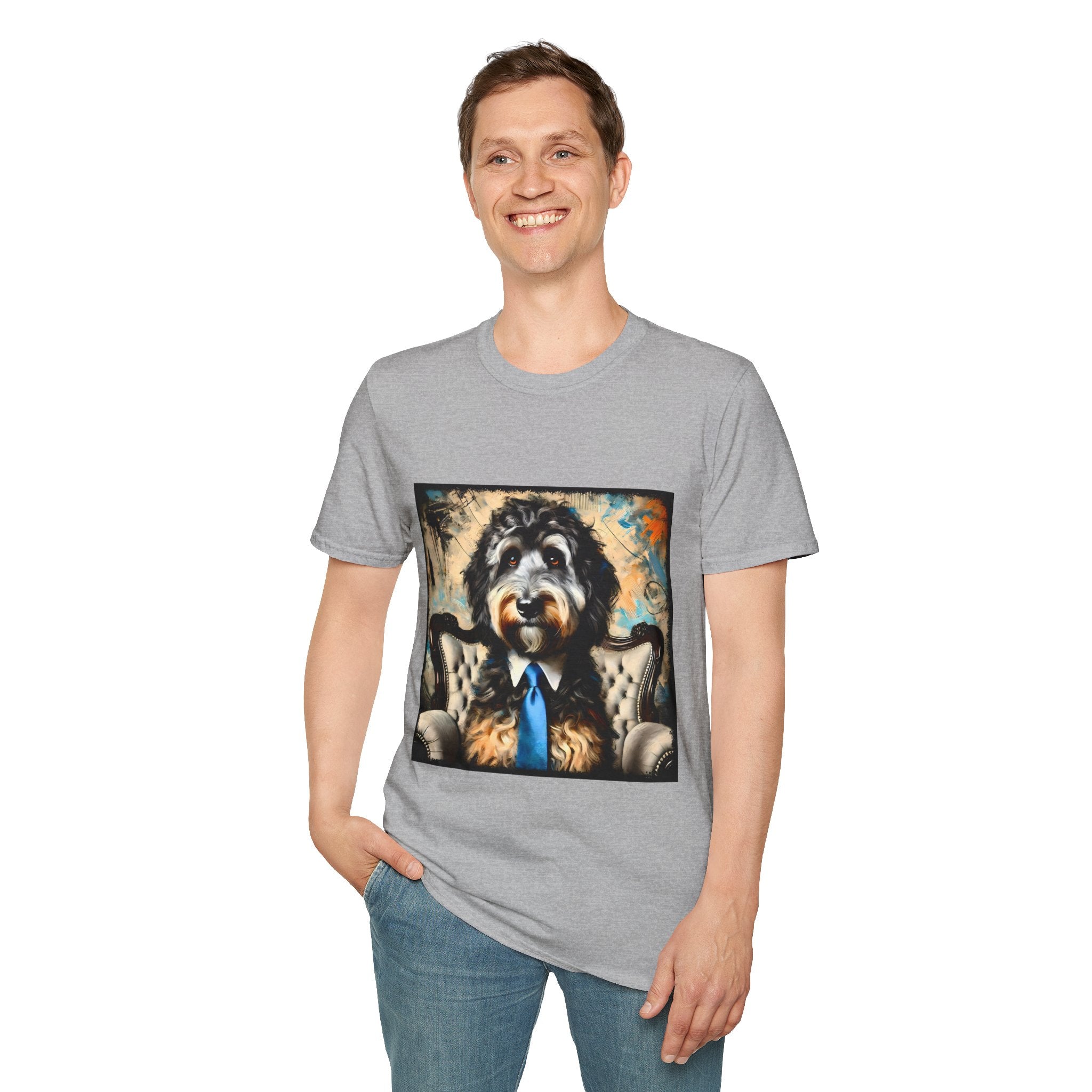 Aussiedoodle Handsome Gent | Unisex Dog T-Shirt
