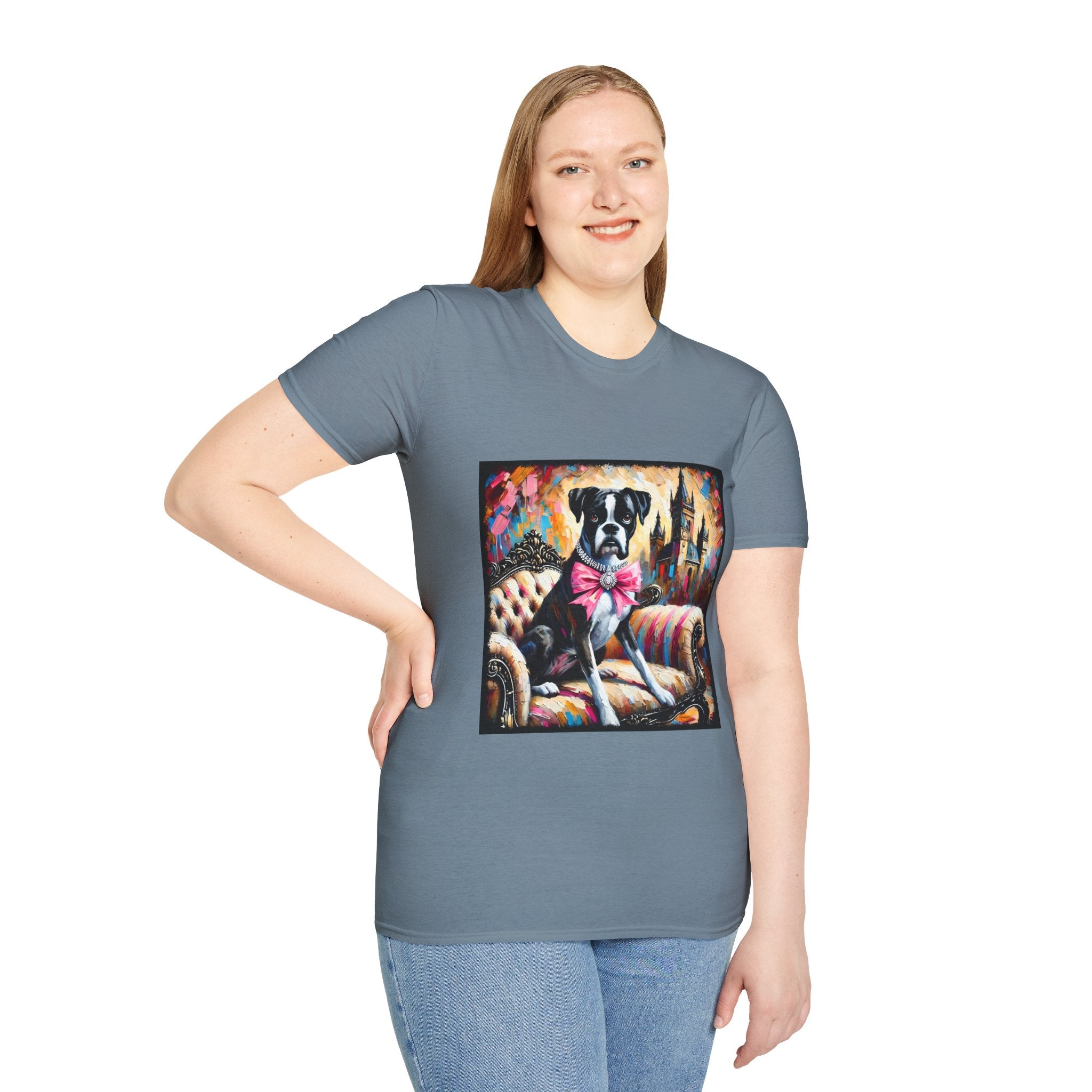 Boxer Pink Princess Classic | Unisex Dog T-Shirt