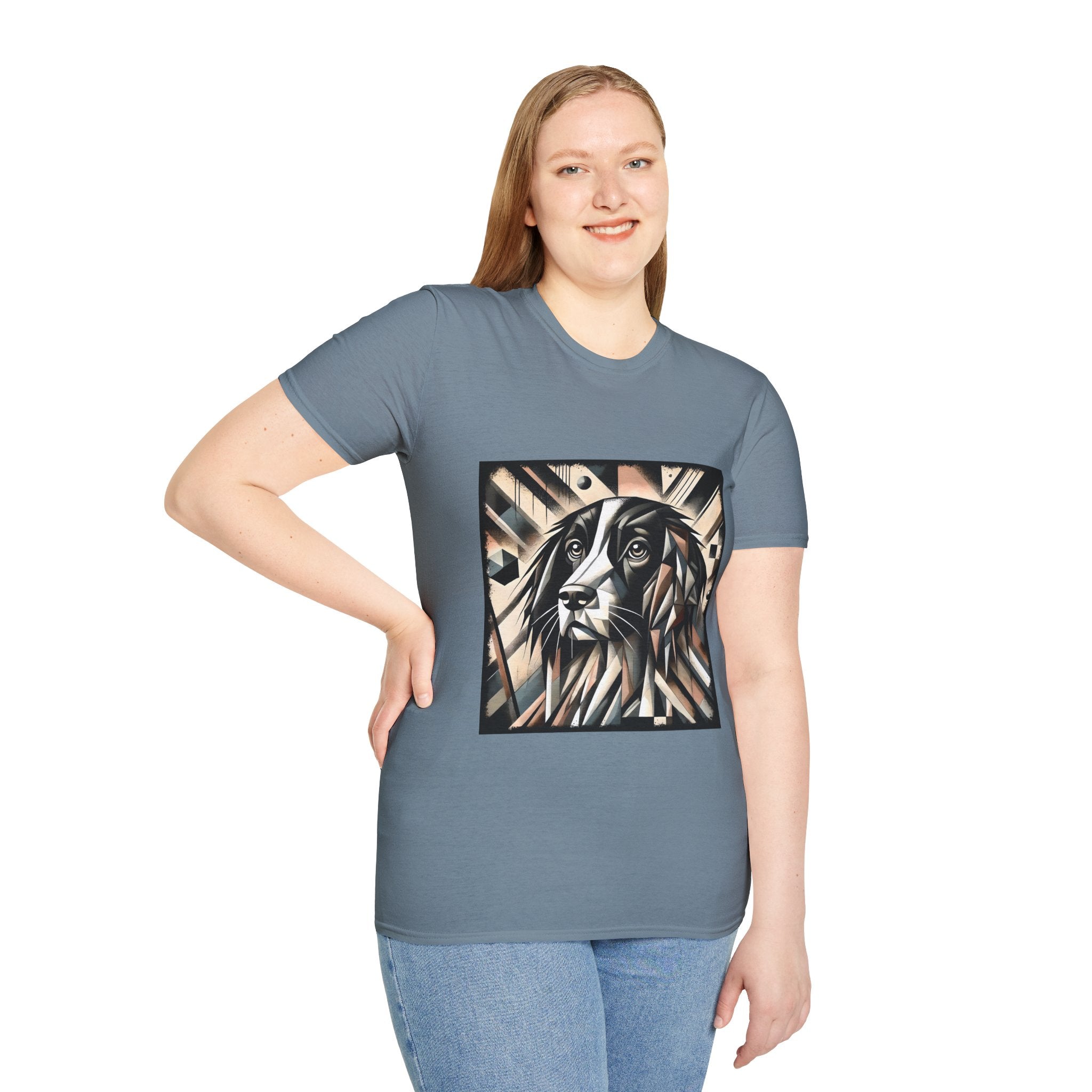 English Springer Spaniel Bold Geometric | Unisex Dog T-Shirt