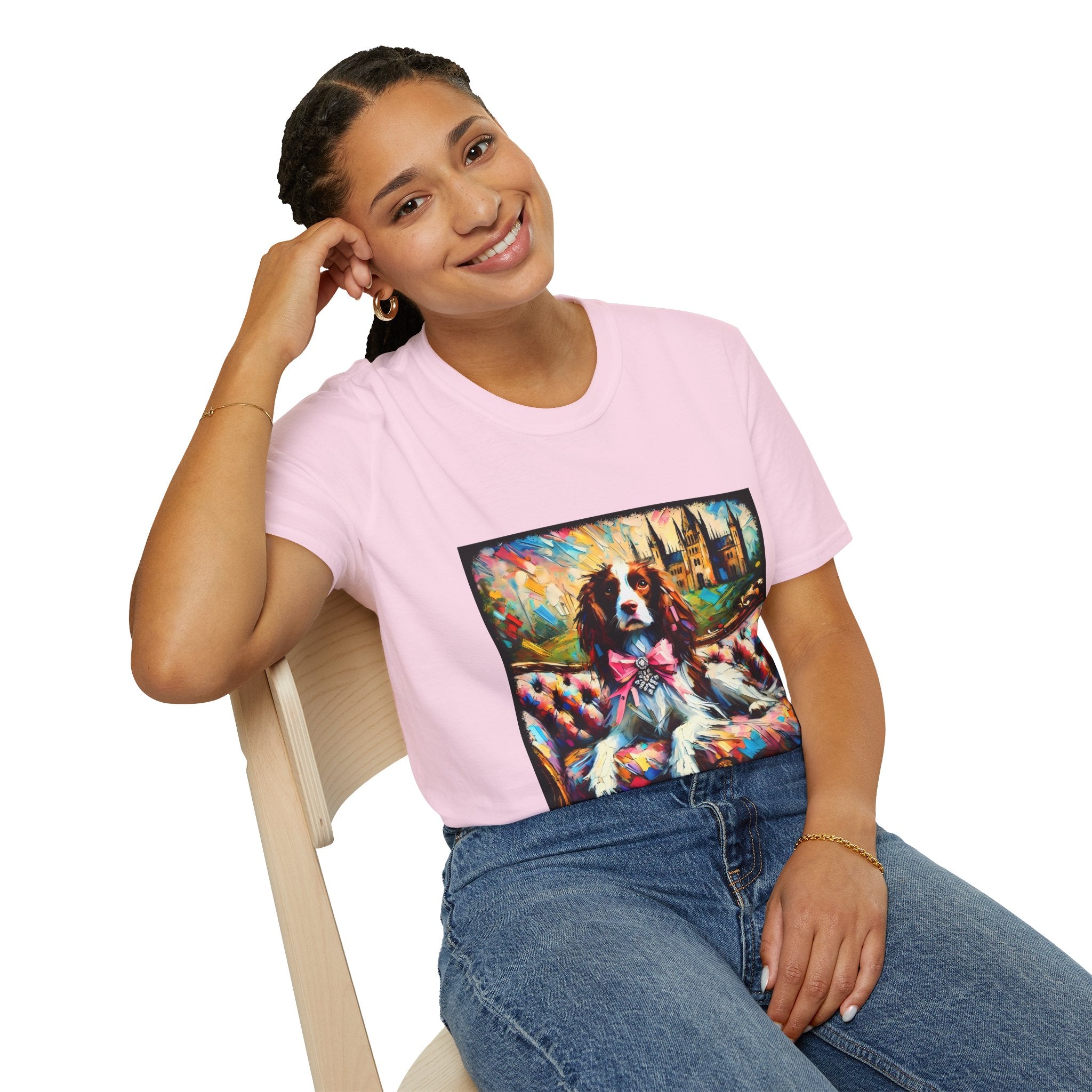 English Springer Spaniel Bold Princess Classic | Unisex Dog T-Shirt