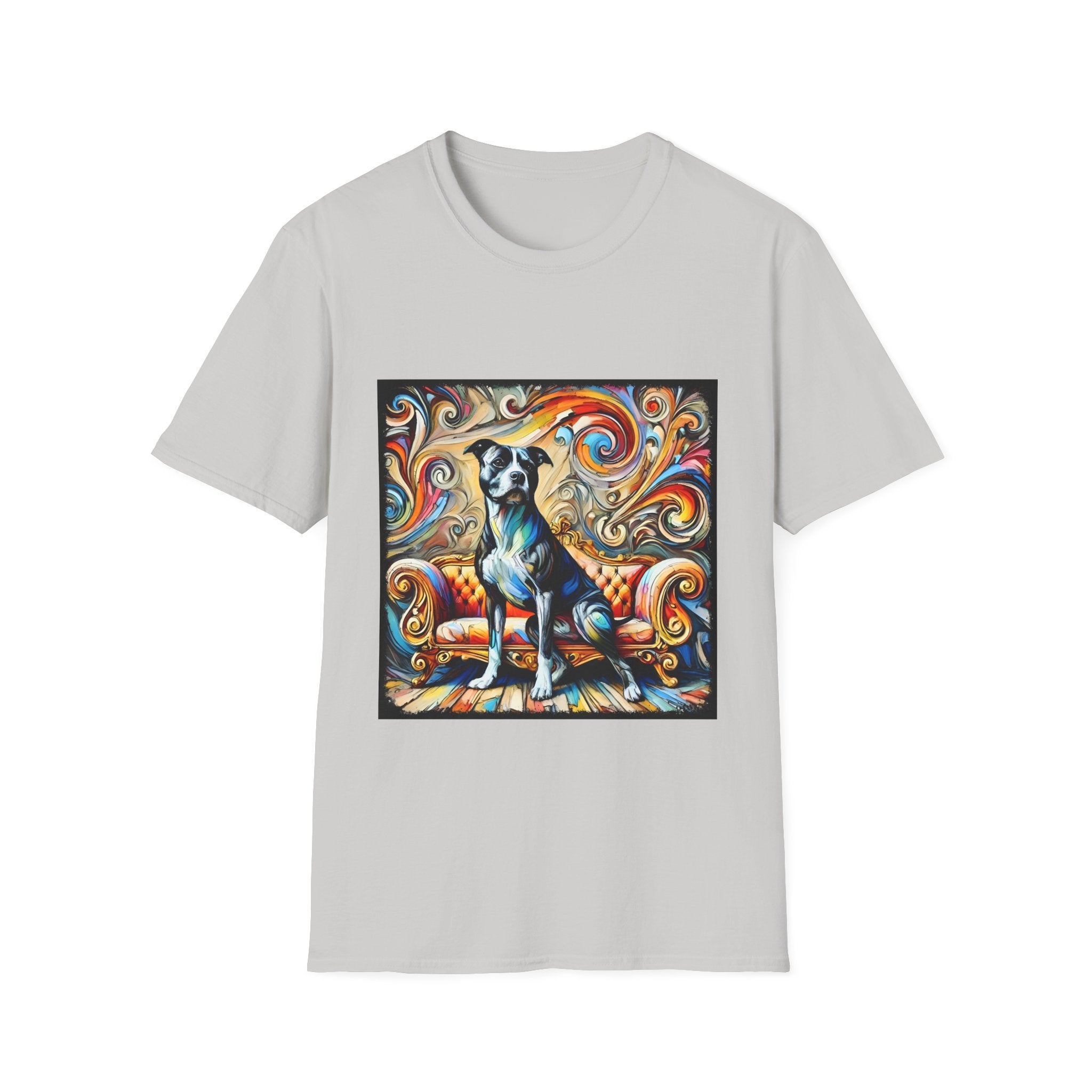 American Pit Bull Terrier Shirt | Kaleidoscopic Swirl Dog Lover Tee