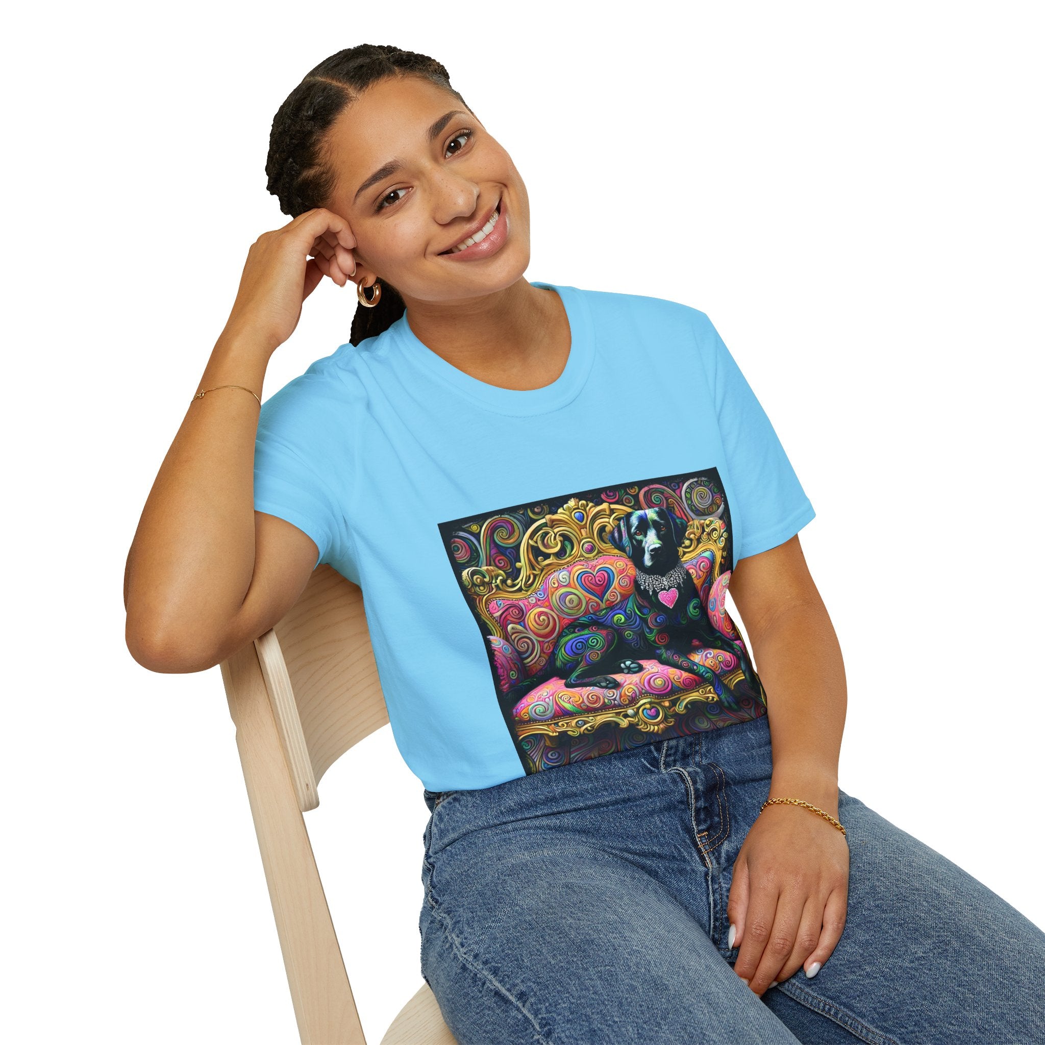 Labrador Retriever Love Swirl | Unisex Dog T-Shirt