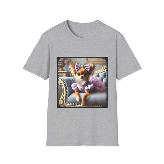 Russian Toy Purple Princess Classic design dog lover unisex t-shirt in sport grey