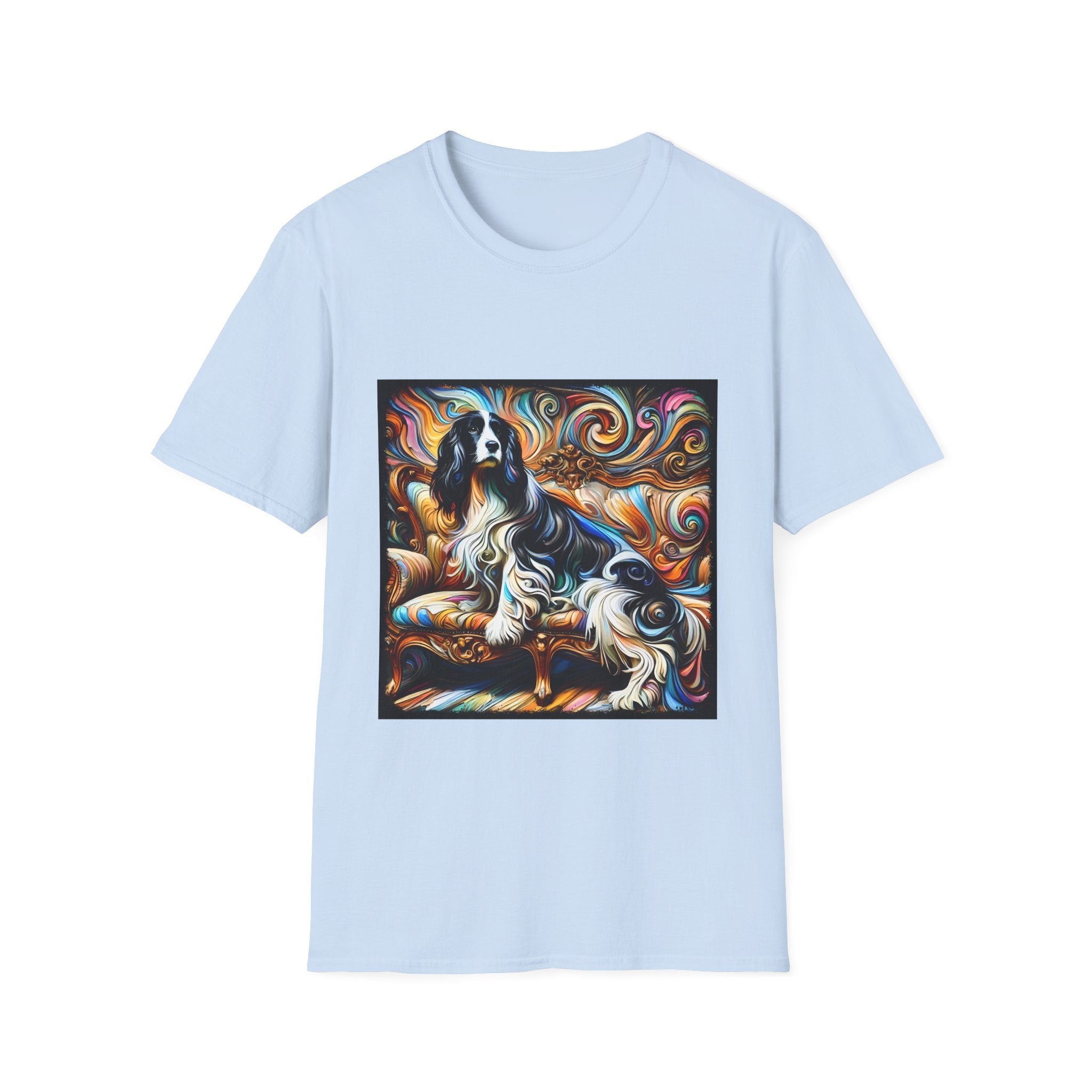 English Springer Spaniel Dynamic Swirl | Unisex Dog T-Shirt