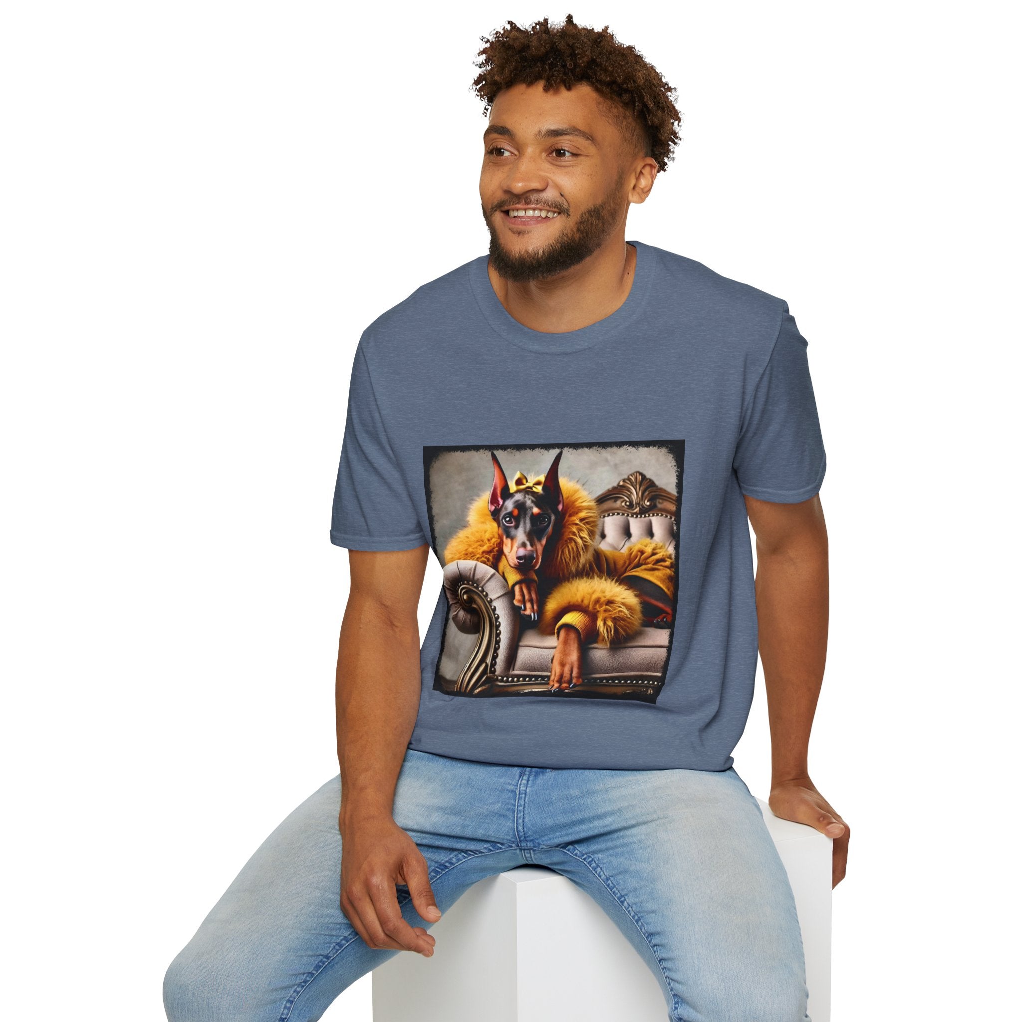 Doberman Pinscher Fur Babe | Unisex Dog T-Shirt