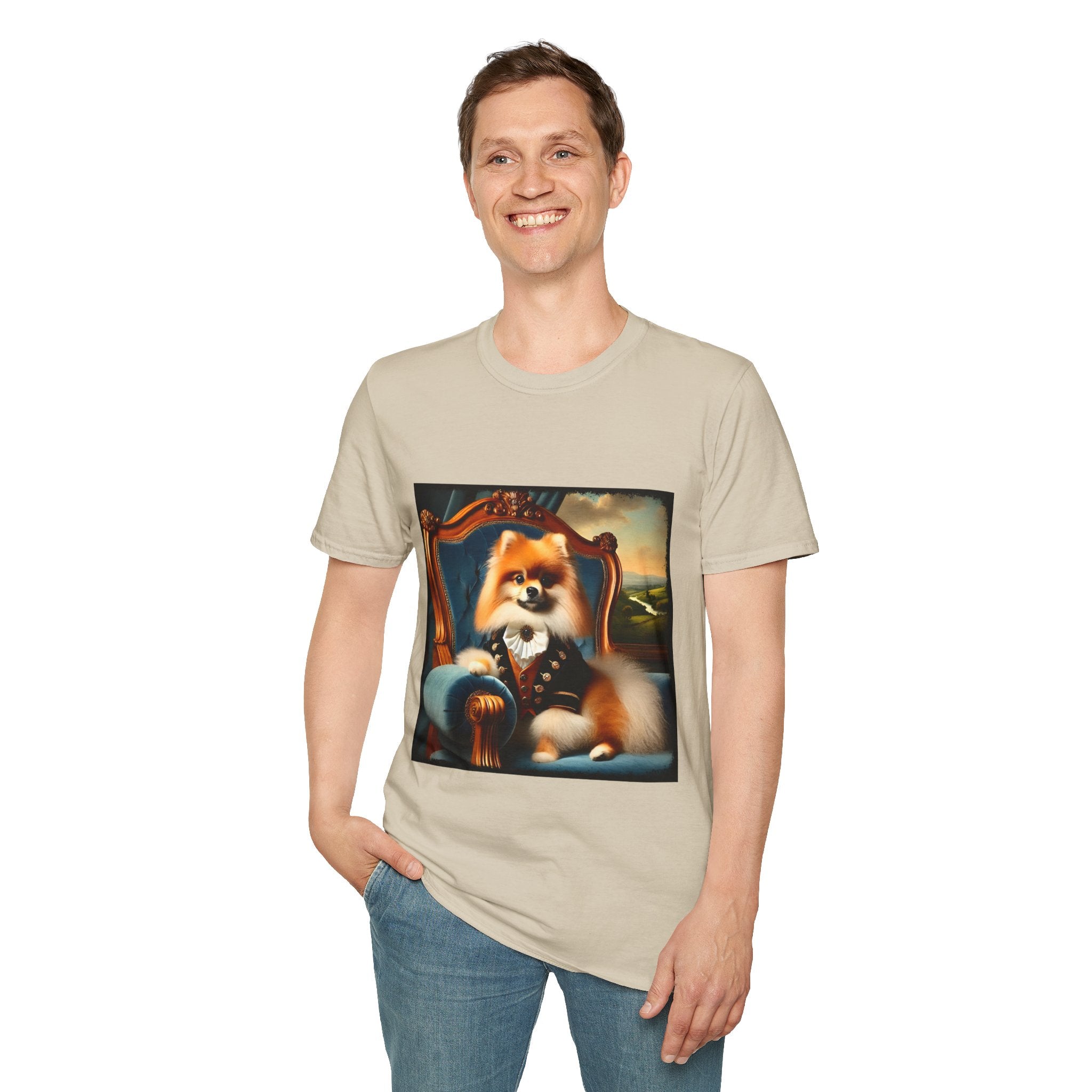 Pomeranian Polished Prince | Unisex Dog T-Shirt