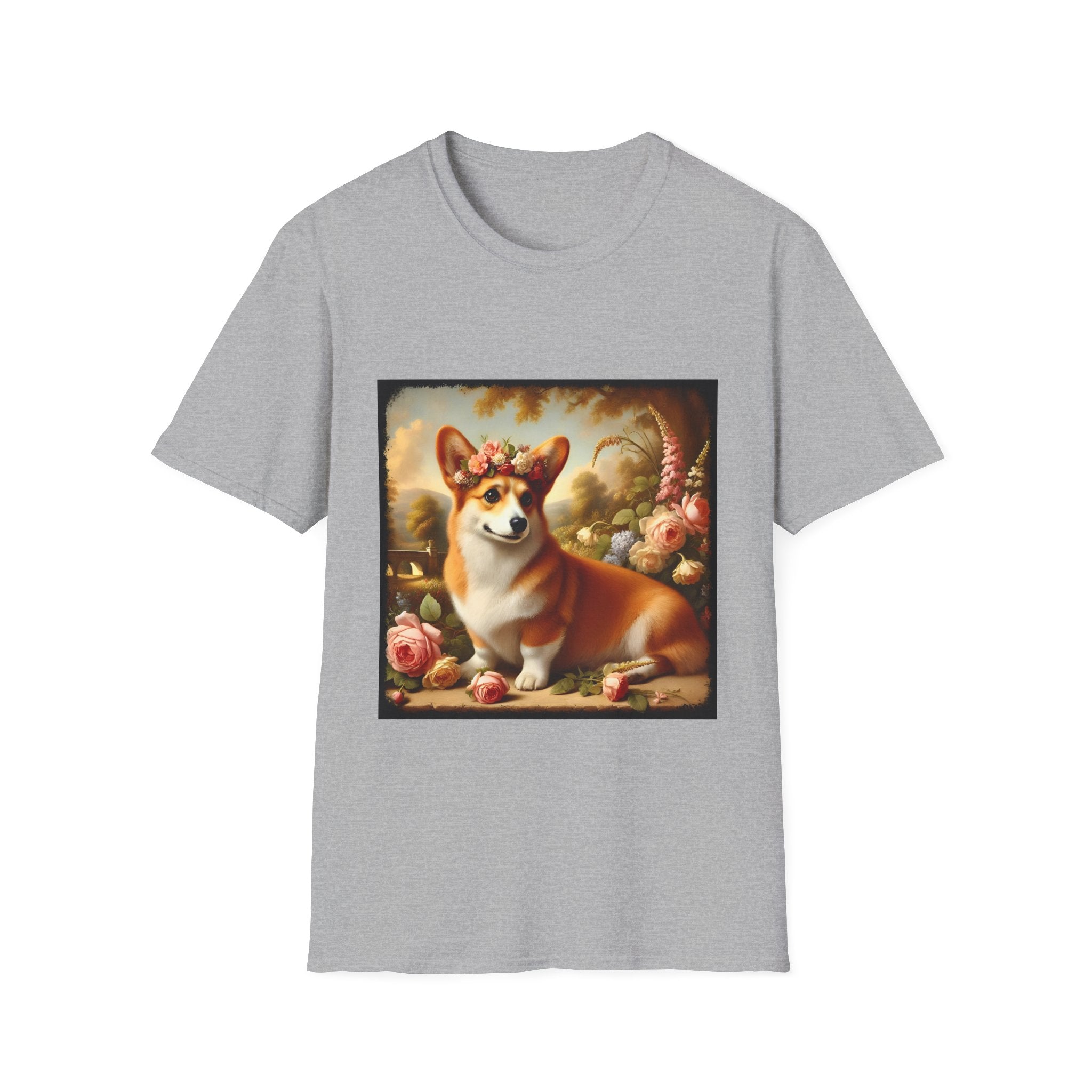 Pembroke Welsh Corgi Botanical Beauty | Unisex Dog T-Shirt