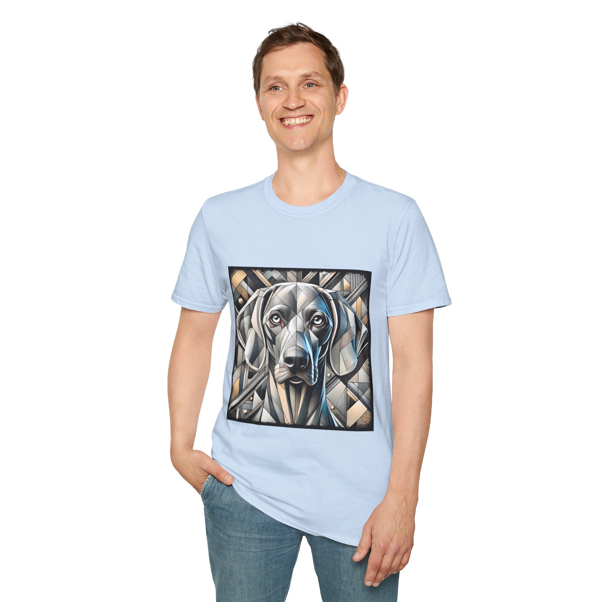 Weimaraner Geometric | Unisex Dog T-Shirt