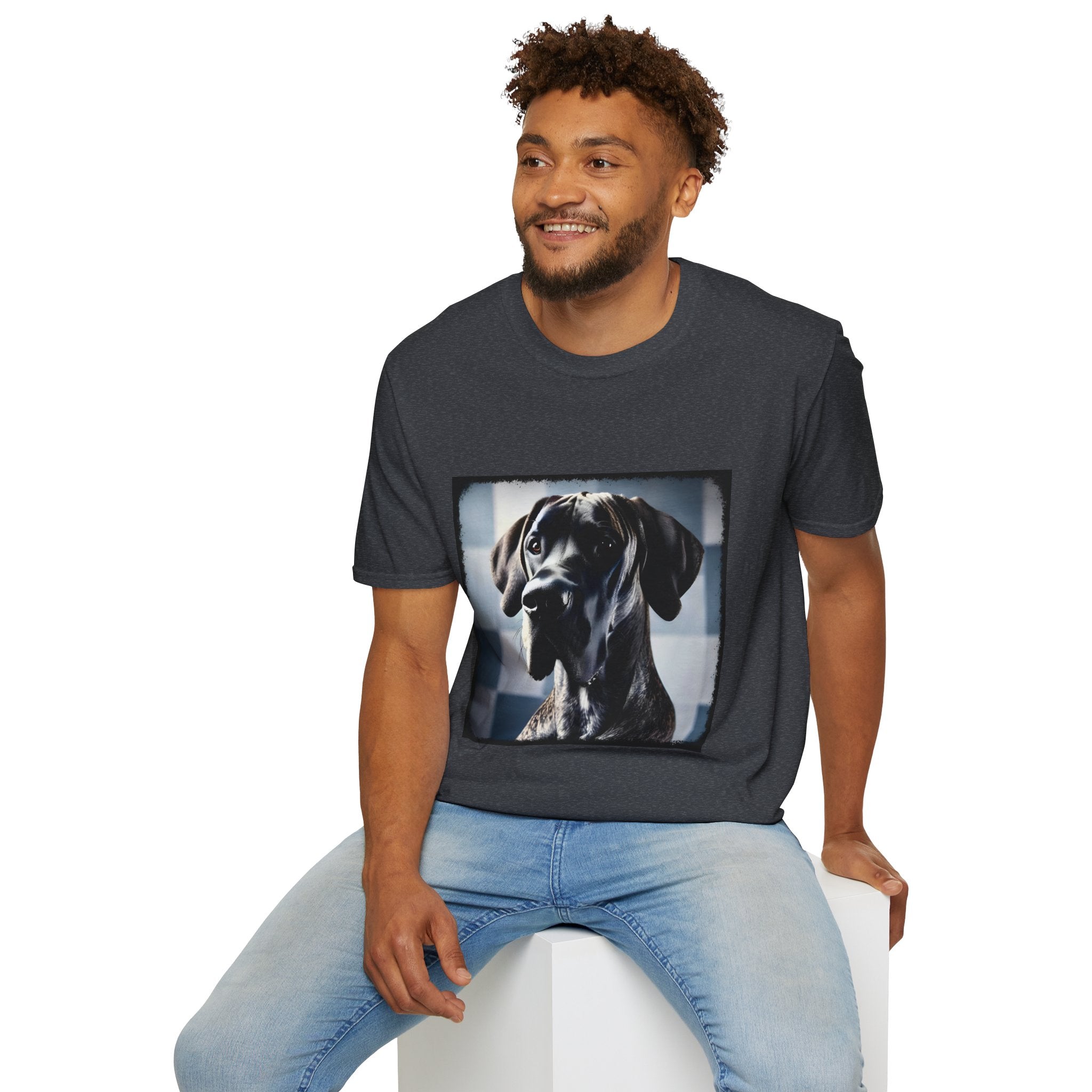 Great Dane Modern Muse | Unisex Dog T-Shirt