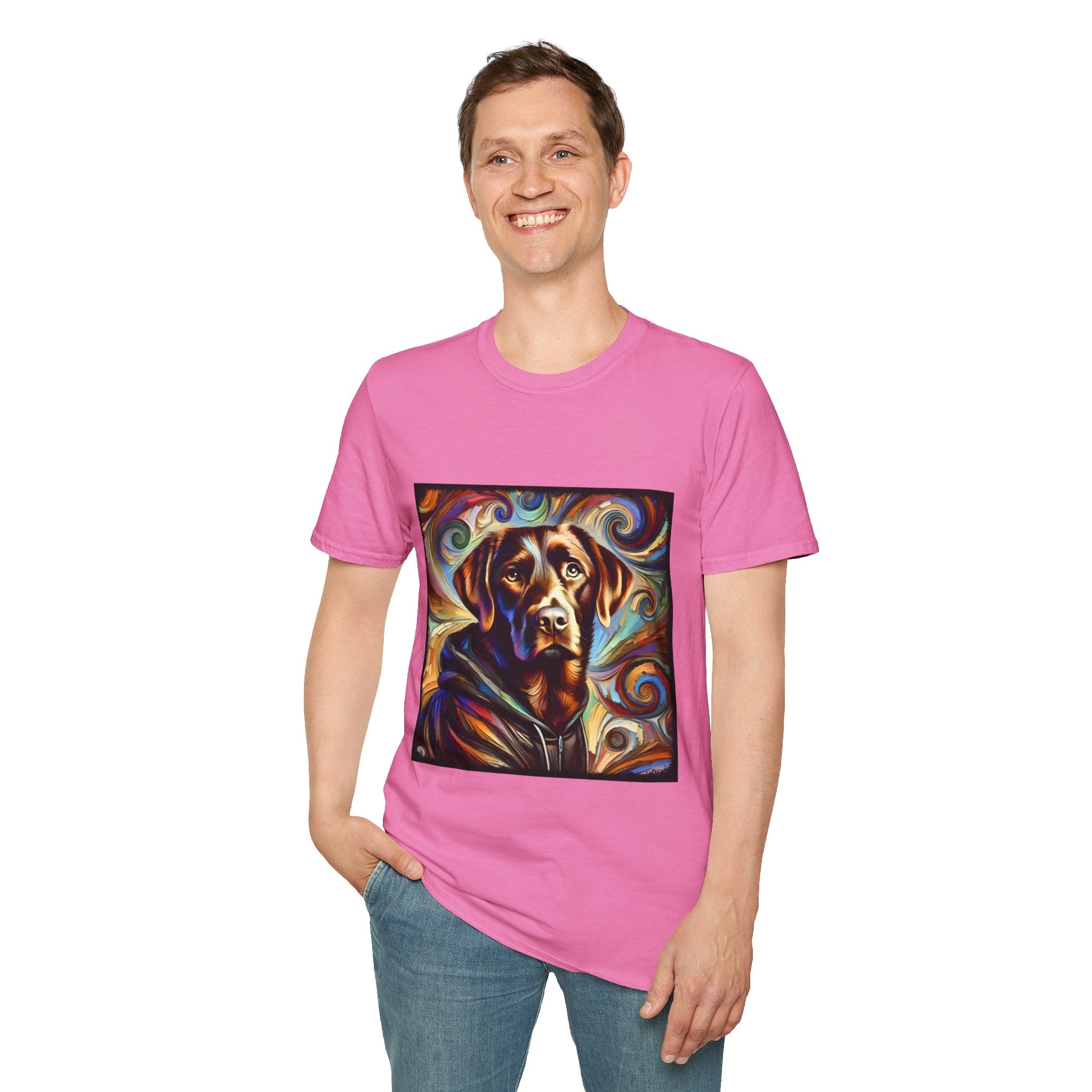 Labrador Retriever Relaxed Swirl | Unisex Dog T-Shirt