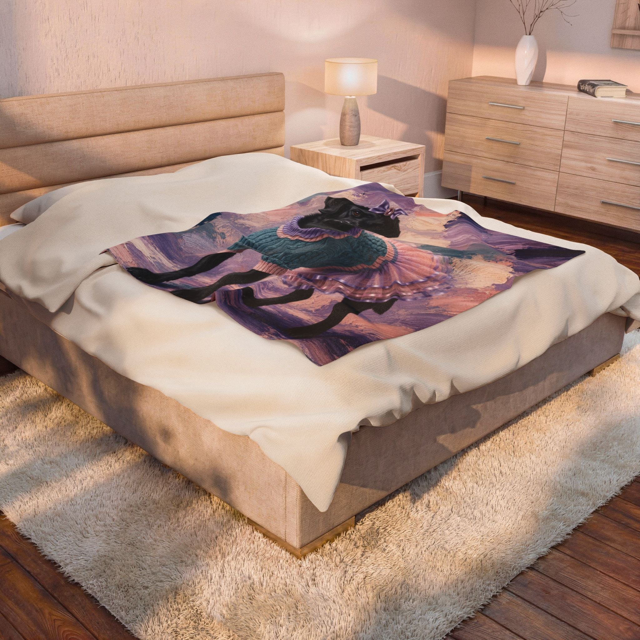 Labrador Retriever Blanket | Sugarplum Muse Dog Lover Gift