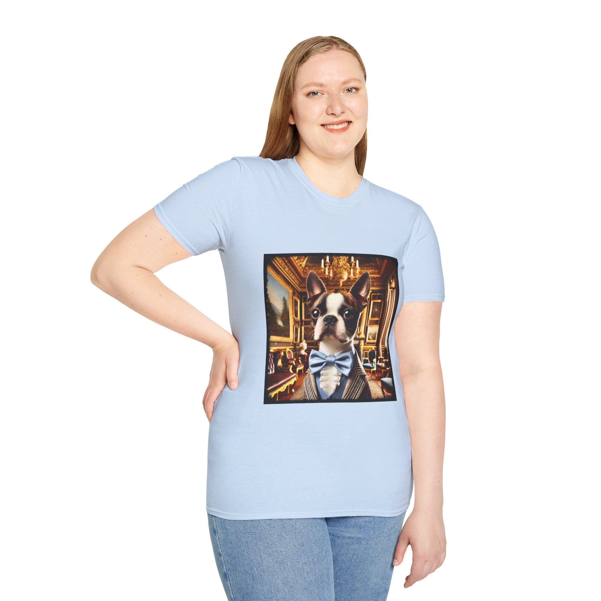 Boston Terrier Rich Rougue | Unisex Dog T-Shirt