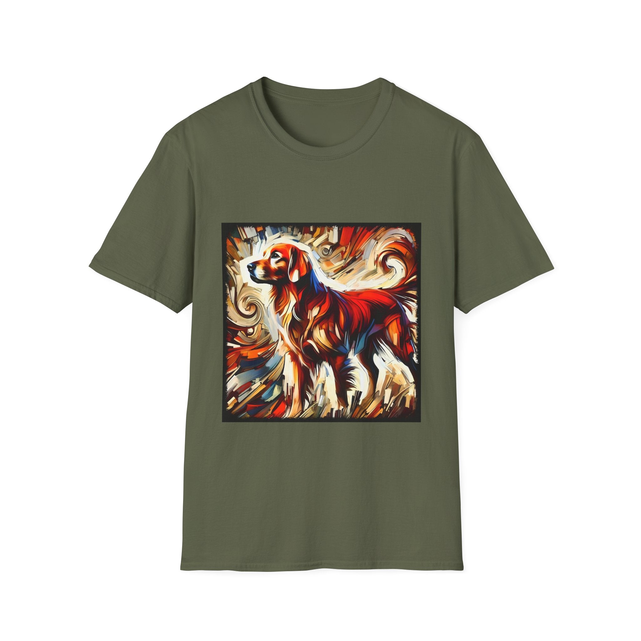 Golden Retriever Shirt | Bold Red Classic Dog Lover Tee