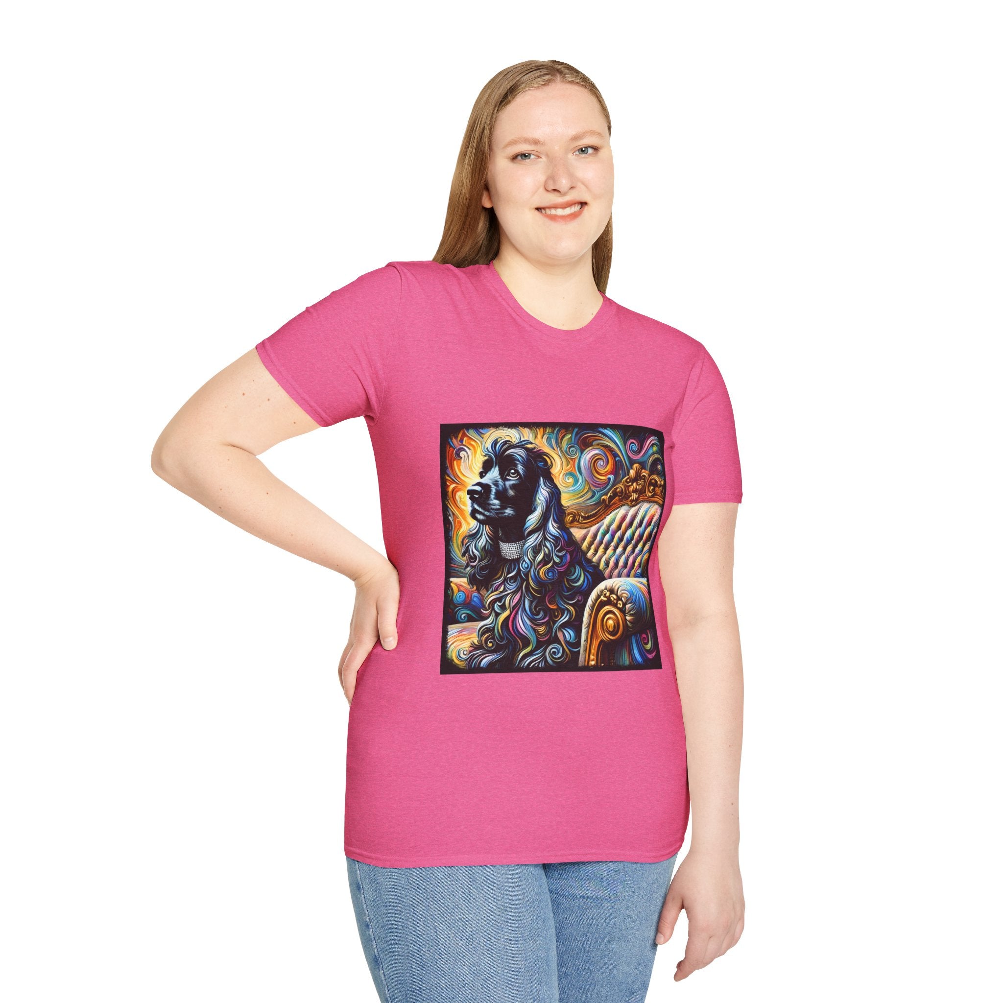 Cocker Spaniel Bold Swirl | Unisex Dog T-Shirt