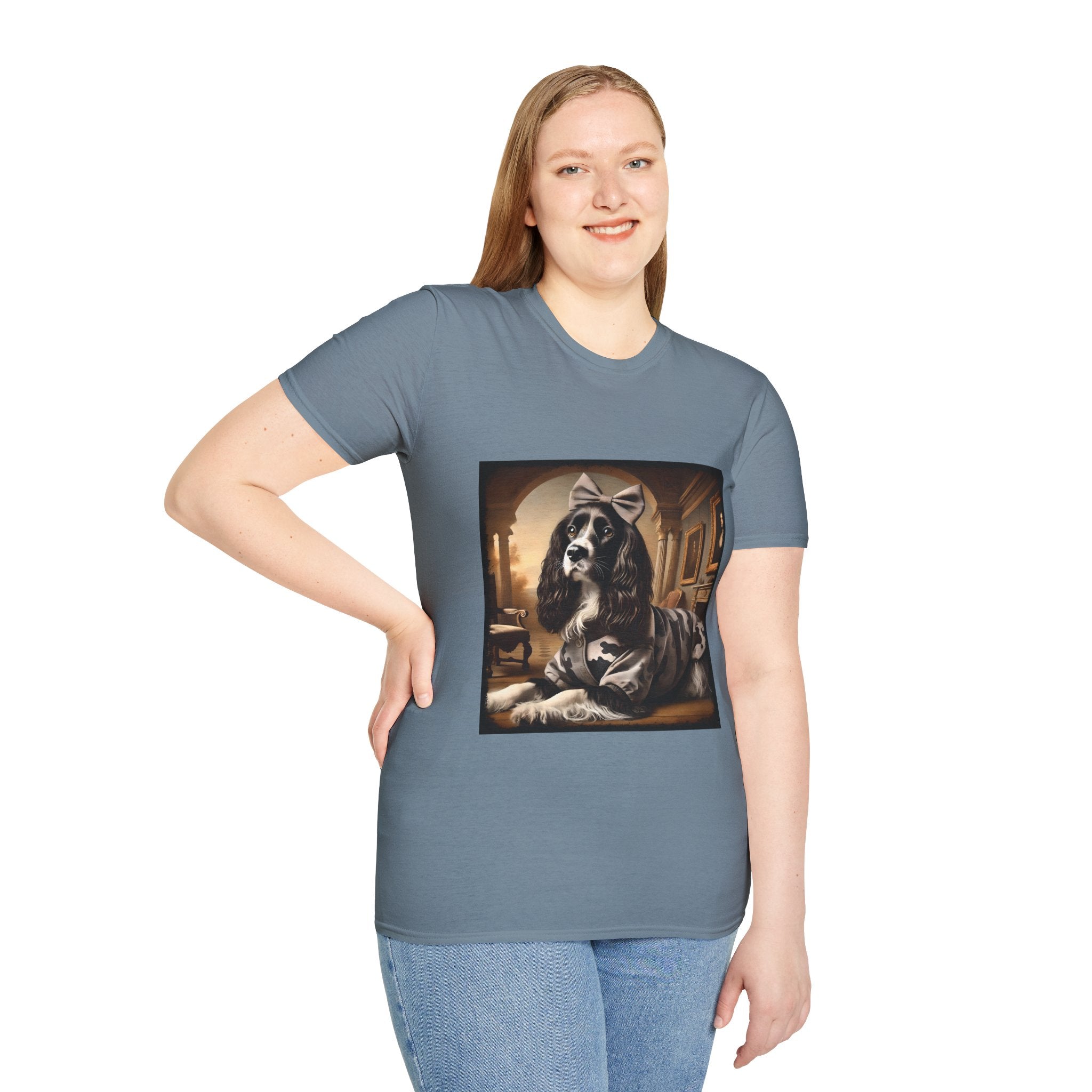 English Springer Spaniel Camo Cutie | Unisex Dog T-Shirt