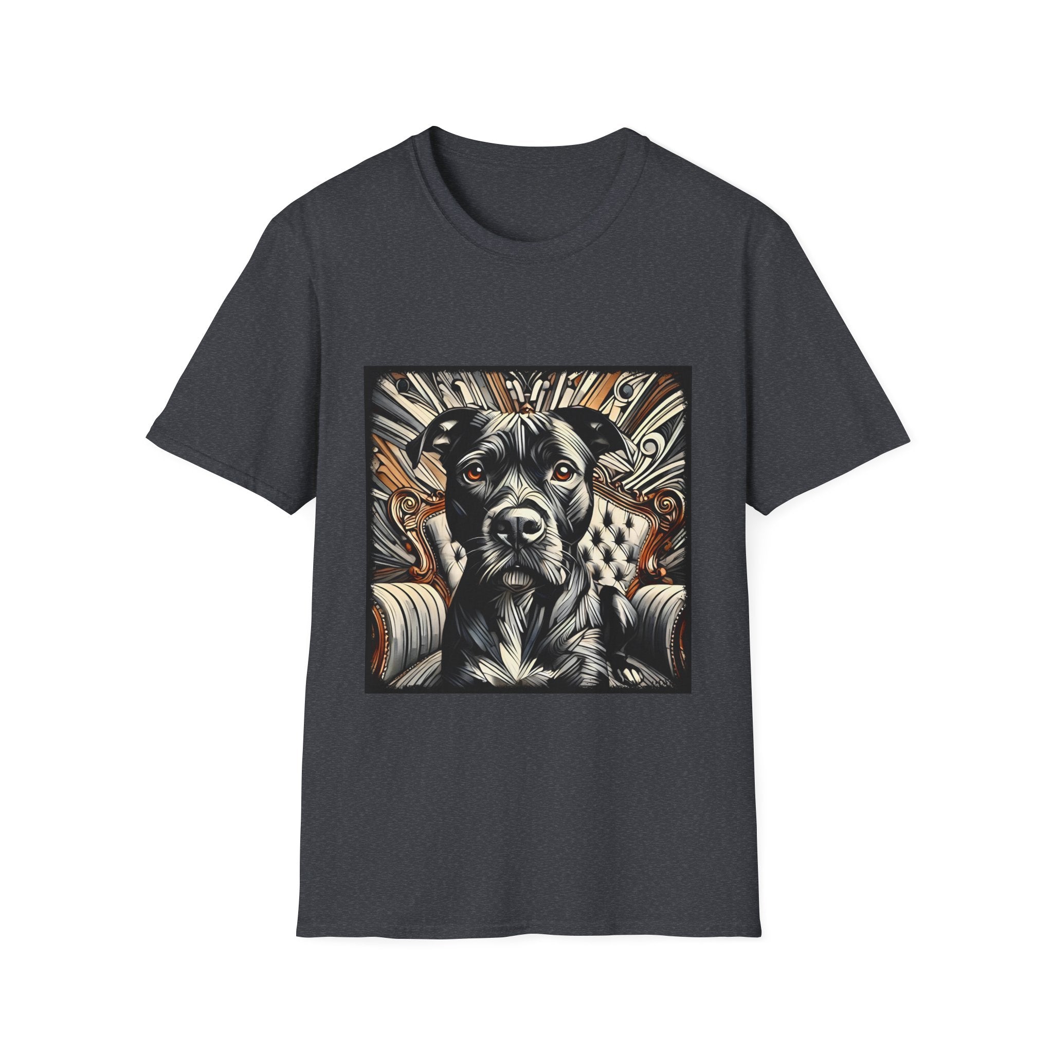 American Pit Bull Terrier Shirt | B&W Brown Eyes Dog Lover Tee